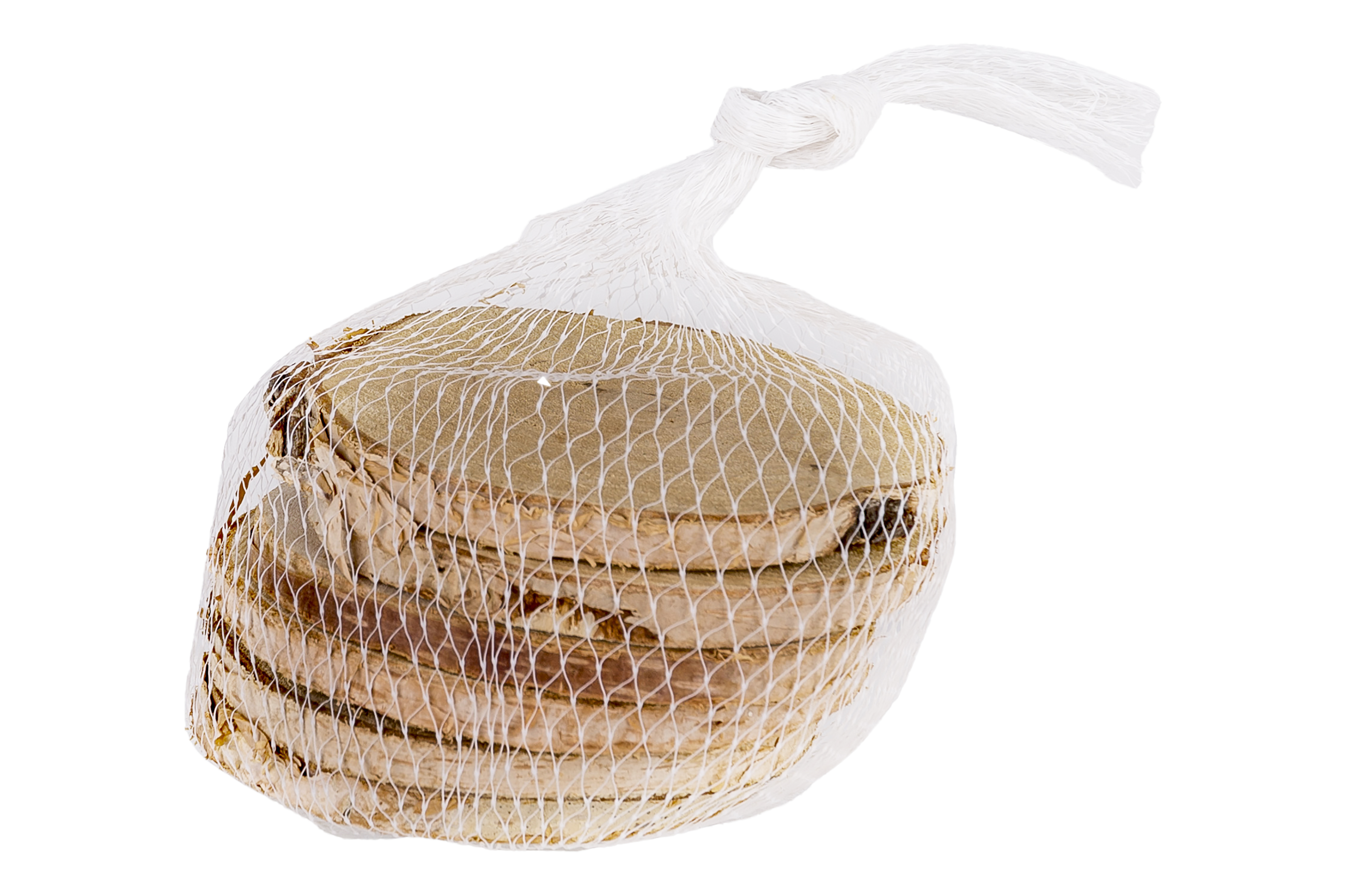 Cosy@Home Boomschijfjes Naturel 8cm set 6 stuks - Hout