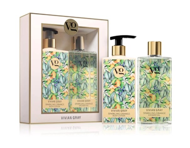 VivianGray Set Sparkling Orange 2x 350ml - Douchegel & Bodylotion