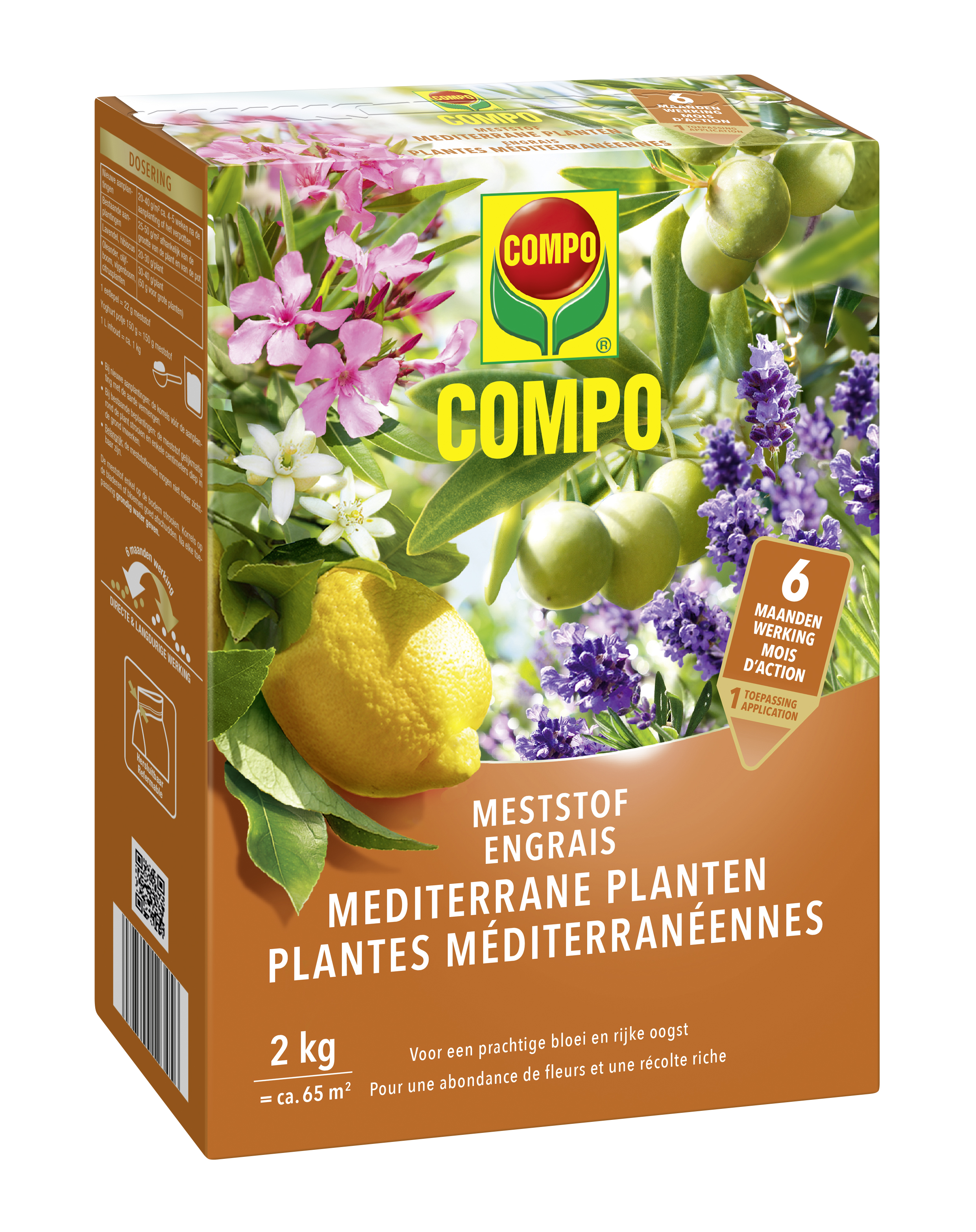 Compo Meststof Mediterane Planten 2kg