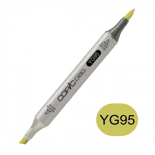 Copic Ciao All-Round Super Brush Dubbel Medium Broad - Pale Olive