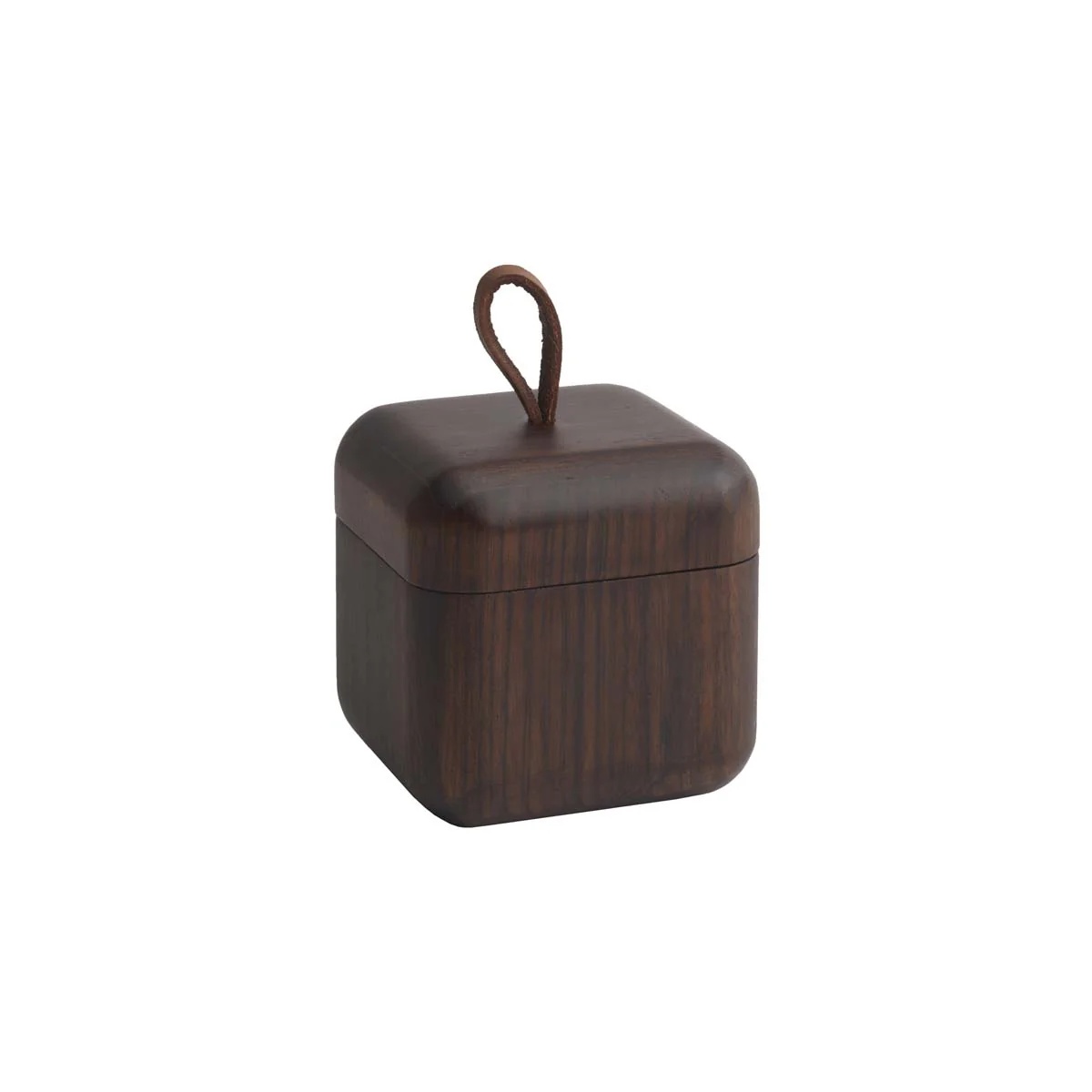 Aquanova Juwelendoos Ebony Pecan - Opberg-/Beauty Box - 8x8x8 cm