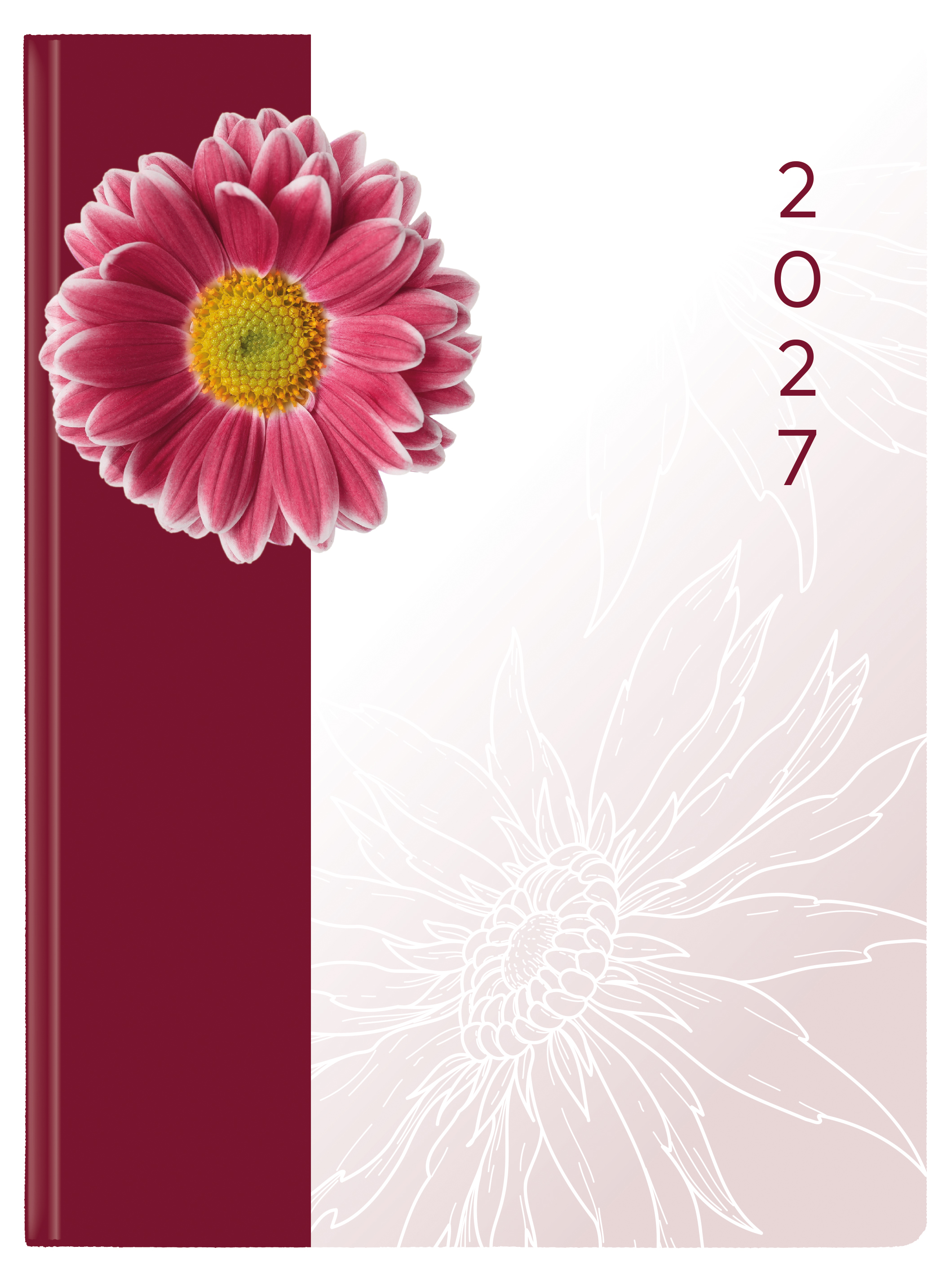 Aurora Agenda 2027 Business Canapa 1week/2pag assorti 17.5x22.5 cm - per stuk
