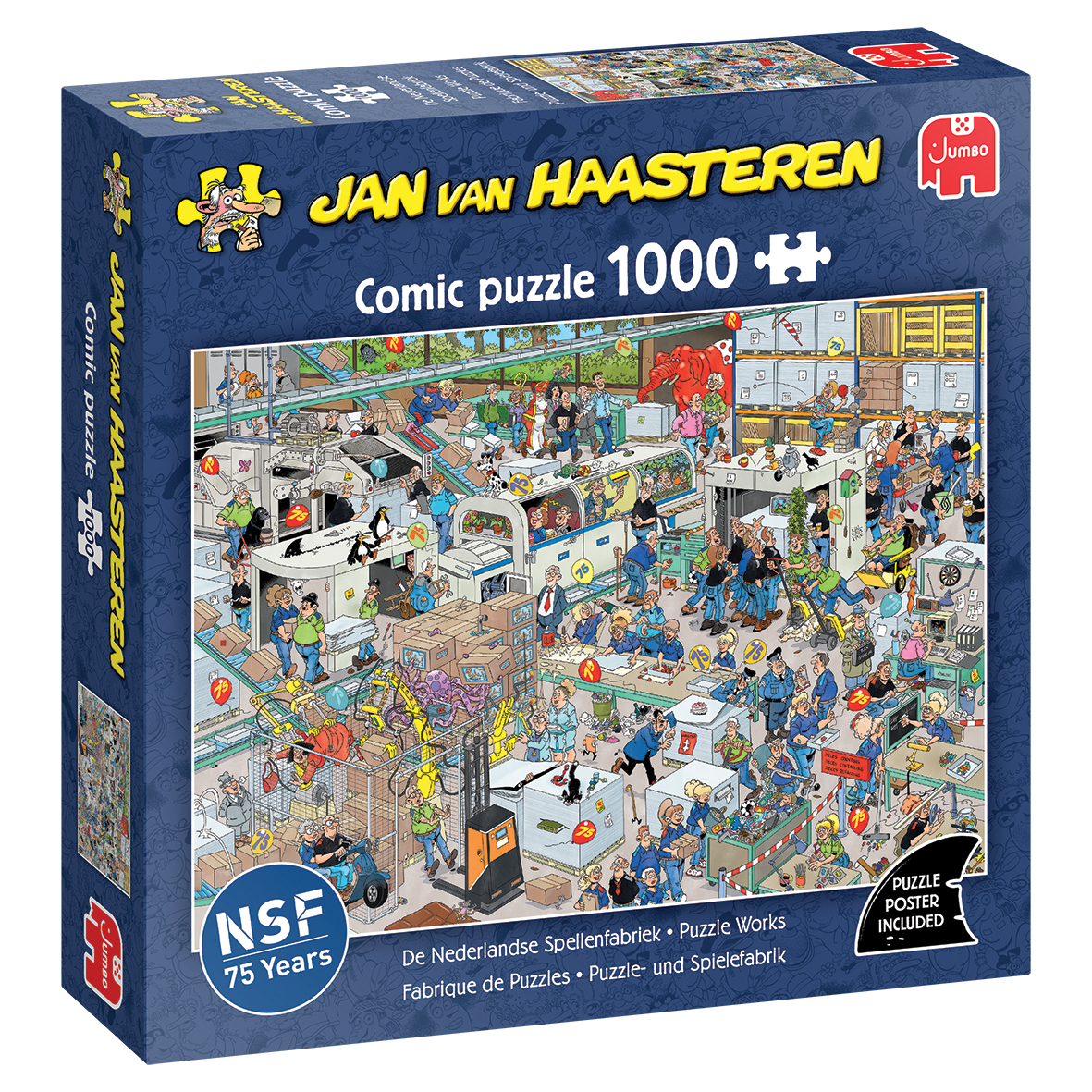 Jan van Haasteren De Nederlandse Spellefabriek Puzzel 1000 stuks