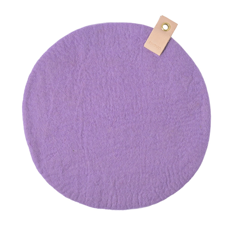 Aveva Zitkussen Solid Lilac 35cm - Wol