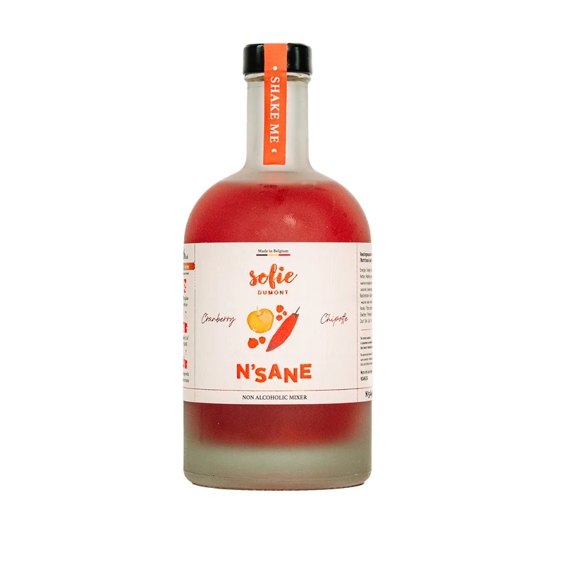 N'sane x Sofie Dumont Alcoholvrije Aperitief Cranberry Chipotle 500ml - Mixer