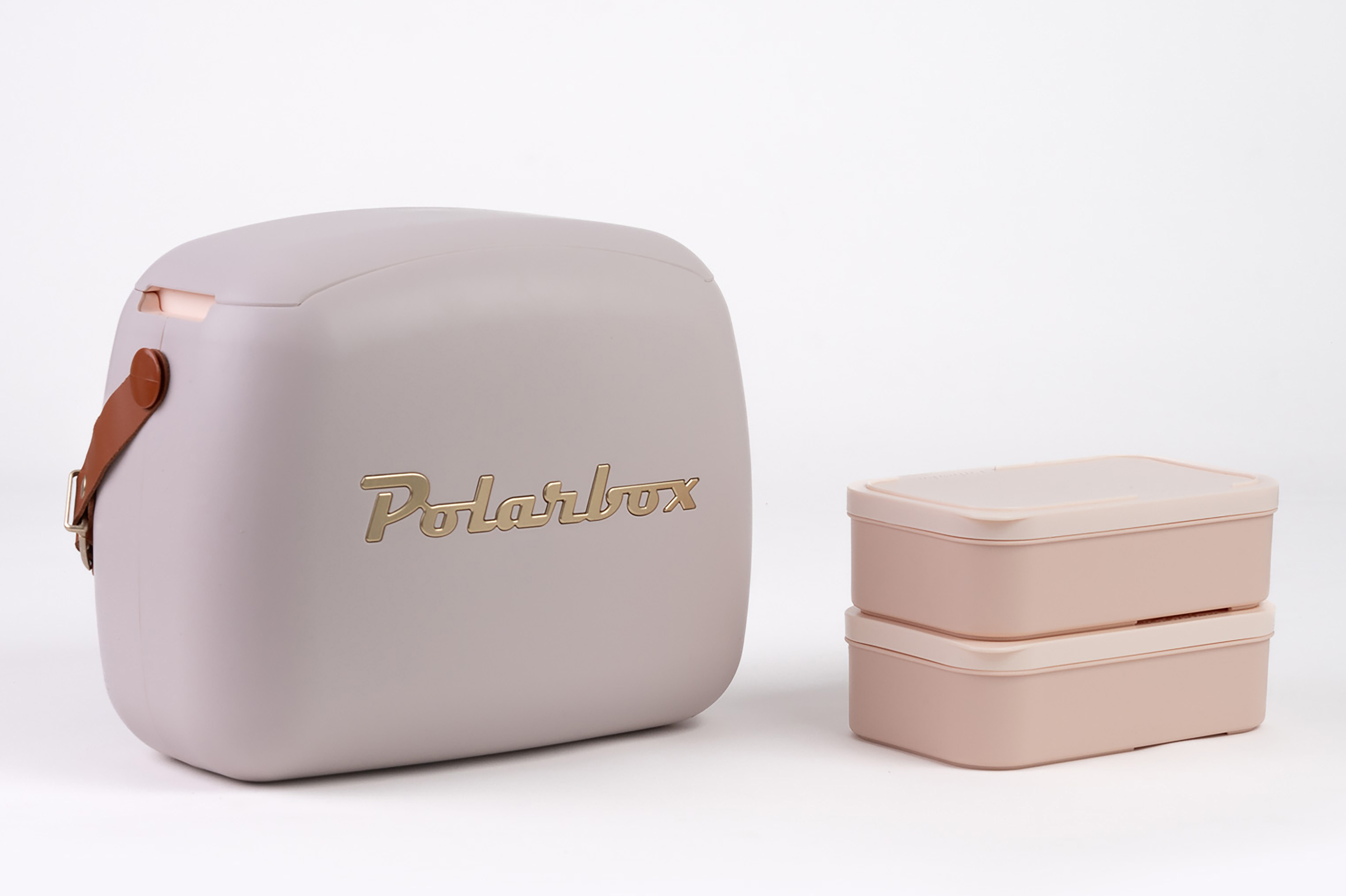 Polarbox Koelbox Pearl Gold 6l - Coolerbag - met 2x Lunchbox