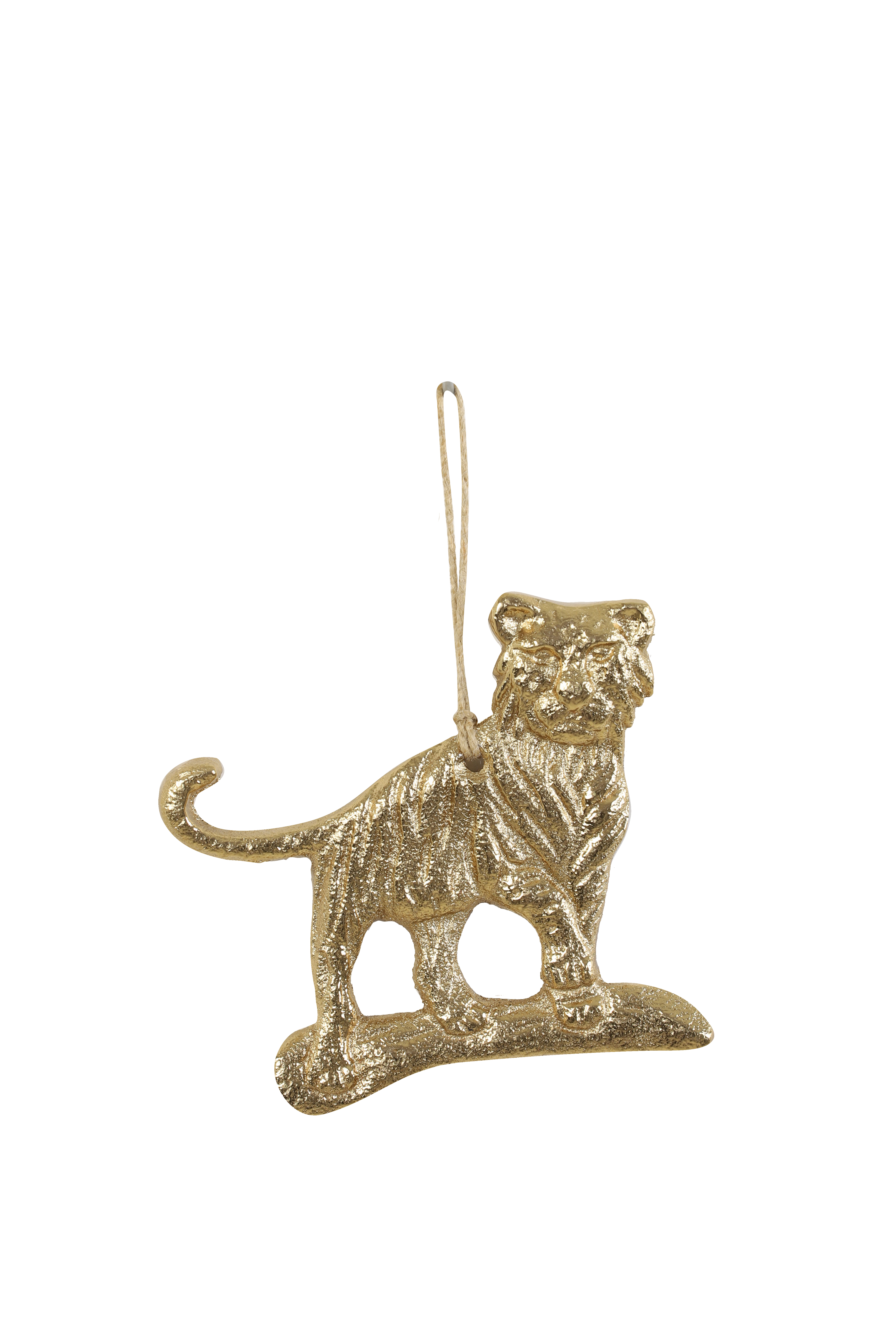 Light & Living Hangdecoratie Tijger 11.5x3x12.5cm - Goud