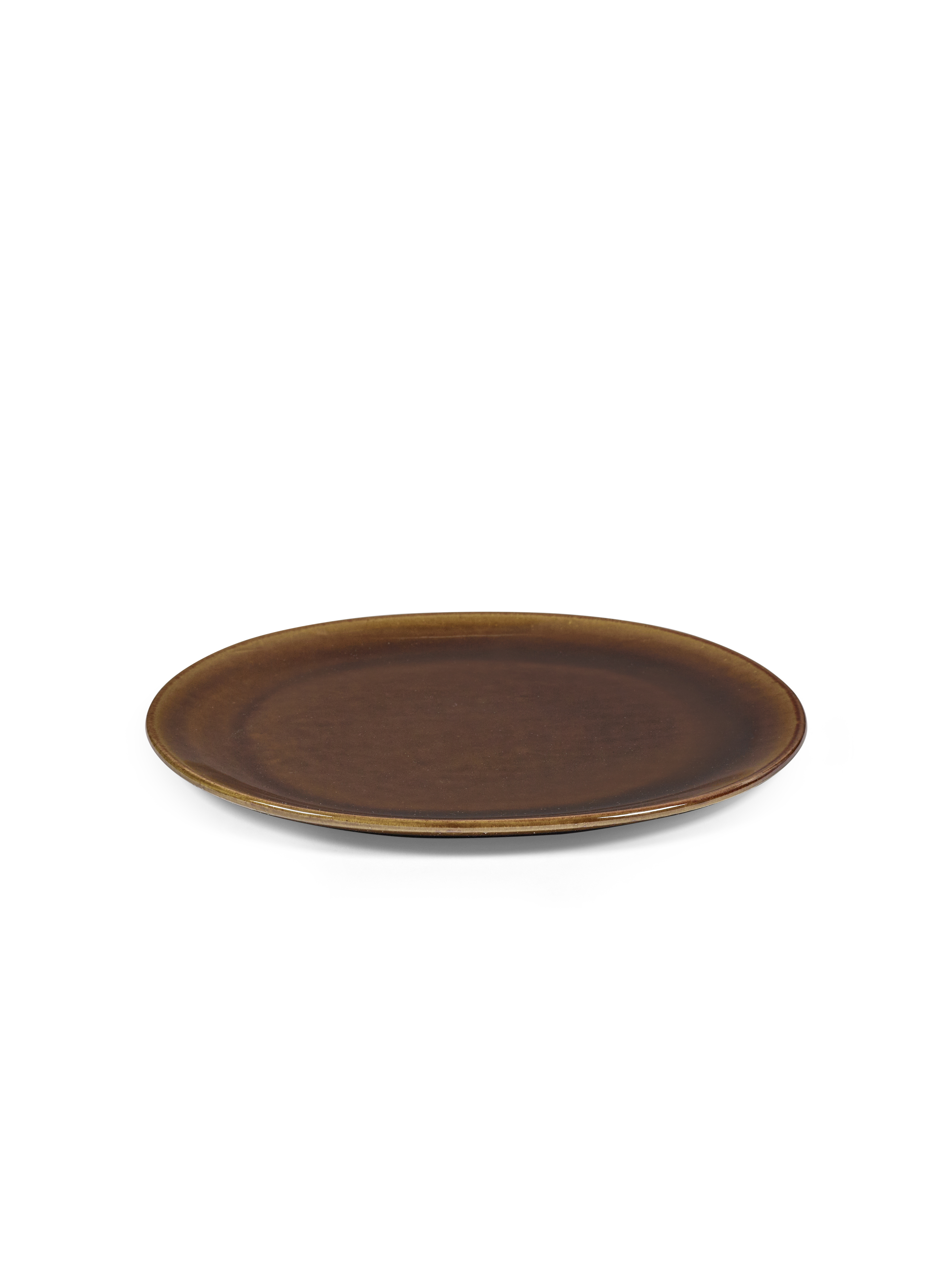 Serax Plat Bord L Out of Lines Ocher 27.5x24.5 cm - by Uncharted