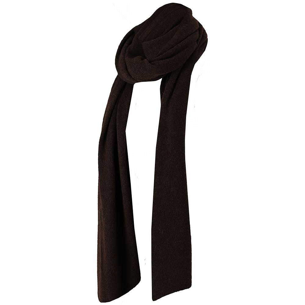 Sarlini Sjaal Dames Knit Brown Melange One Size