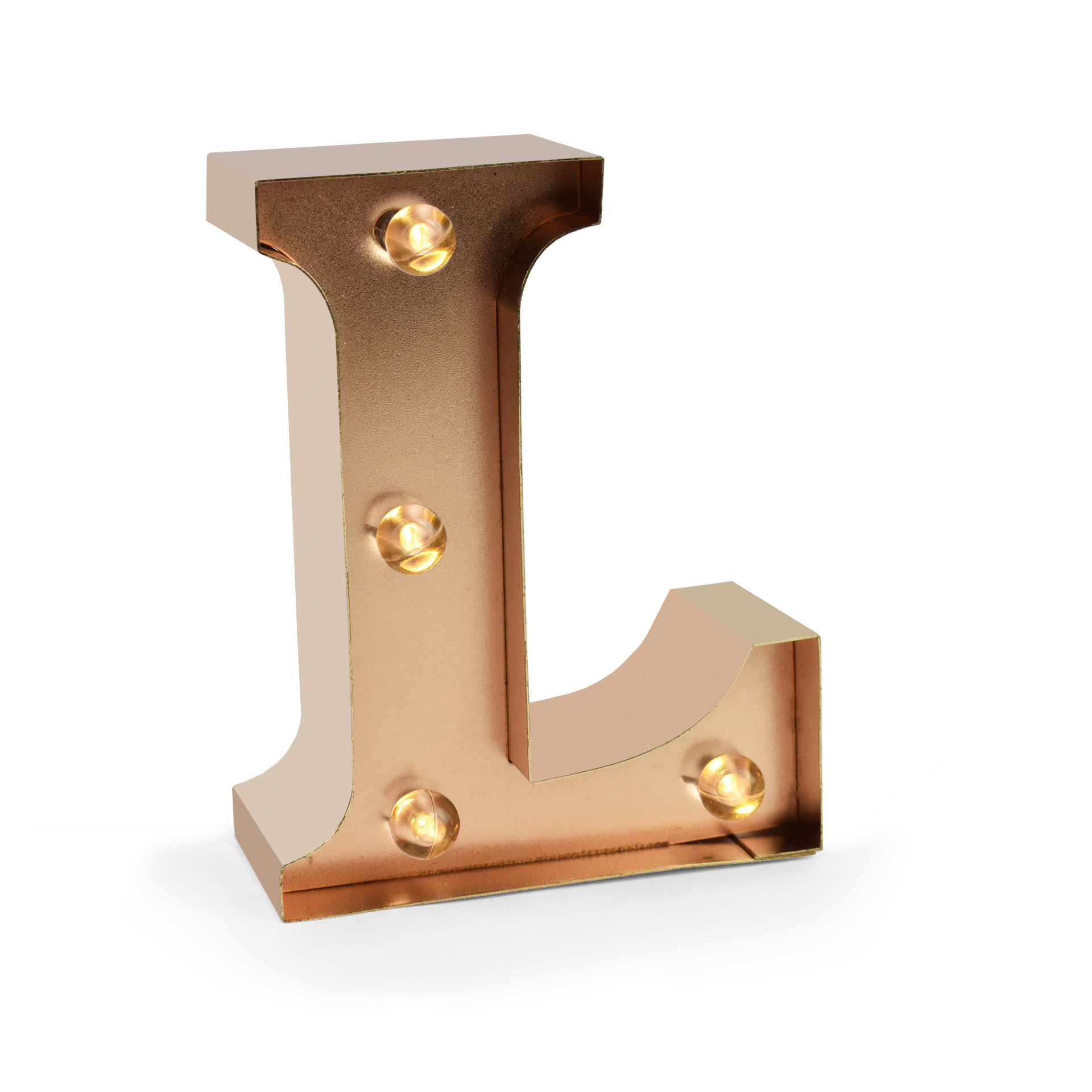 Legami Mini Deco LED Licht Letter L 10x8.5x3.5cm - werkt op batterijen