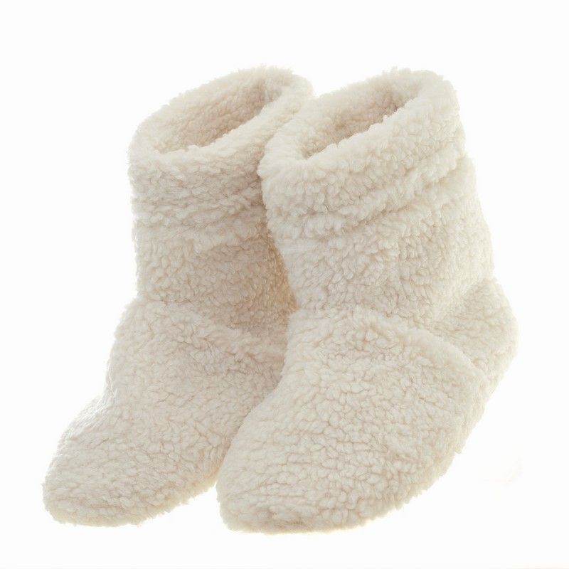 Aroma Home Pantoffels Cream maat 36-39 - Opwarmbaar - Teddy