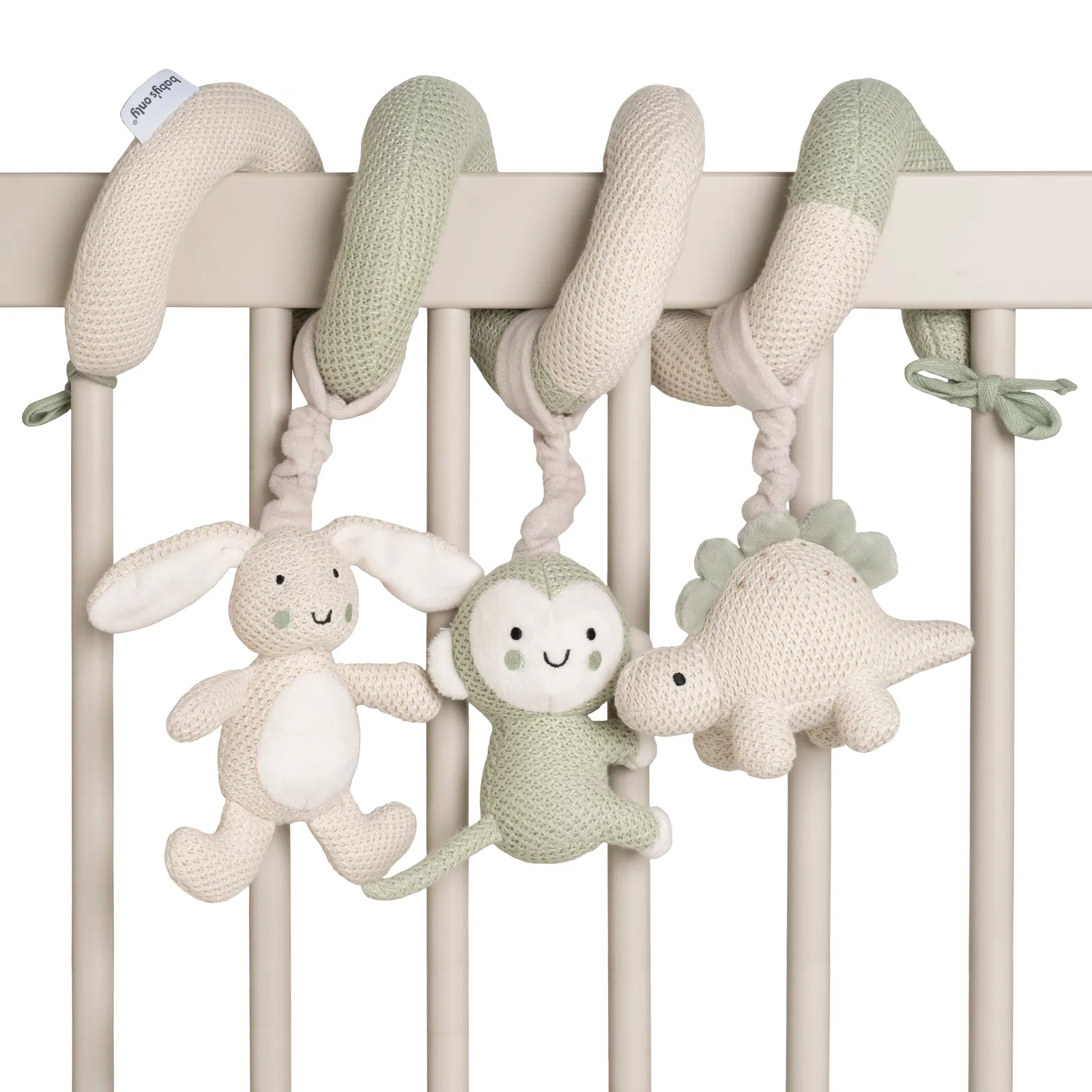 Baby's Only Activiteitenspiraal Animals laurel Green-Warm Linen 27x47 cm