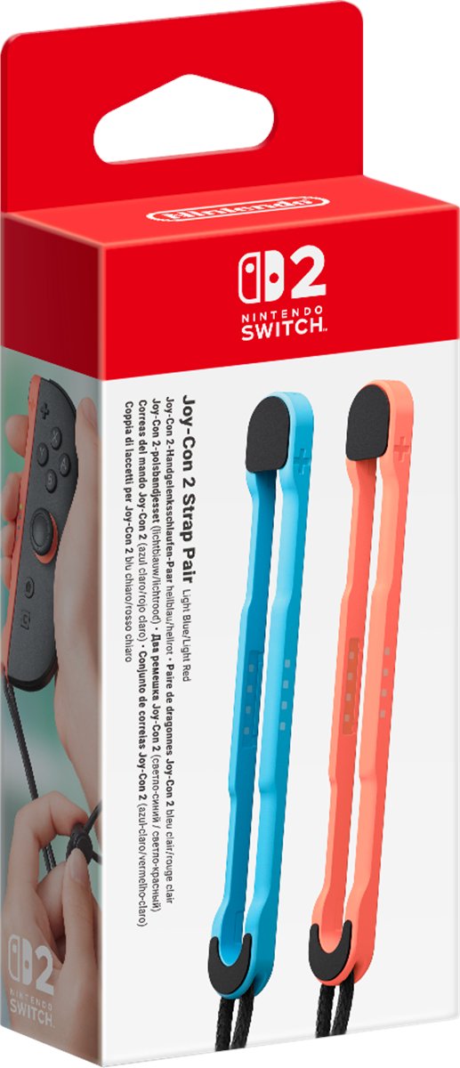 Nintendo Switch 2 Joy-Con Strap Blue-Red - 2 stuks