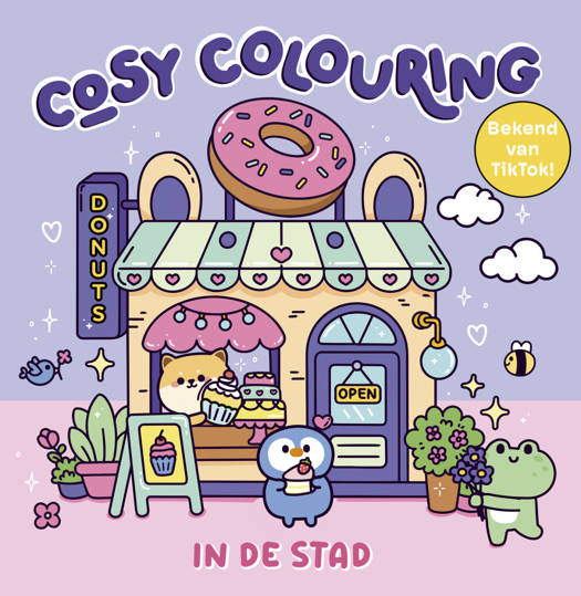 Kleurboek Cosy Colouring in de Stad