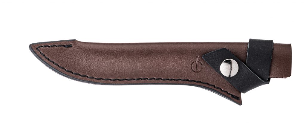 Forged Lederen Hoes Voor Uitbeenmes Olive - Brute - Intense - sebra