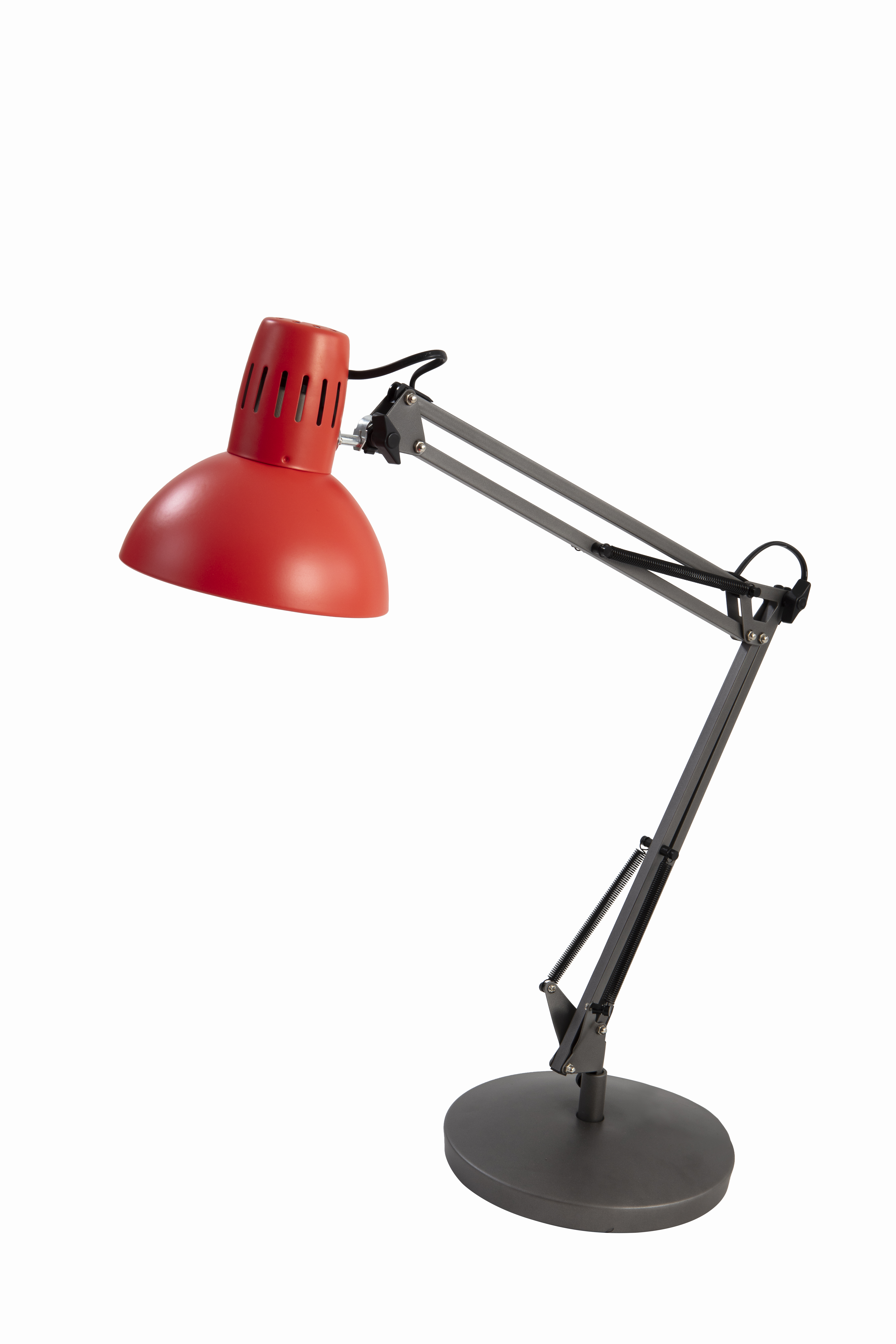 Alba Architectlamp Rood-Grijs