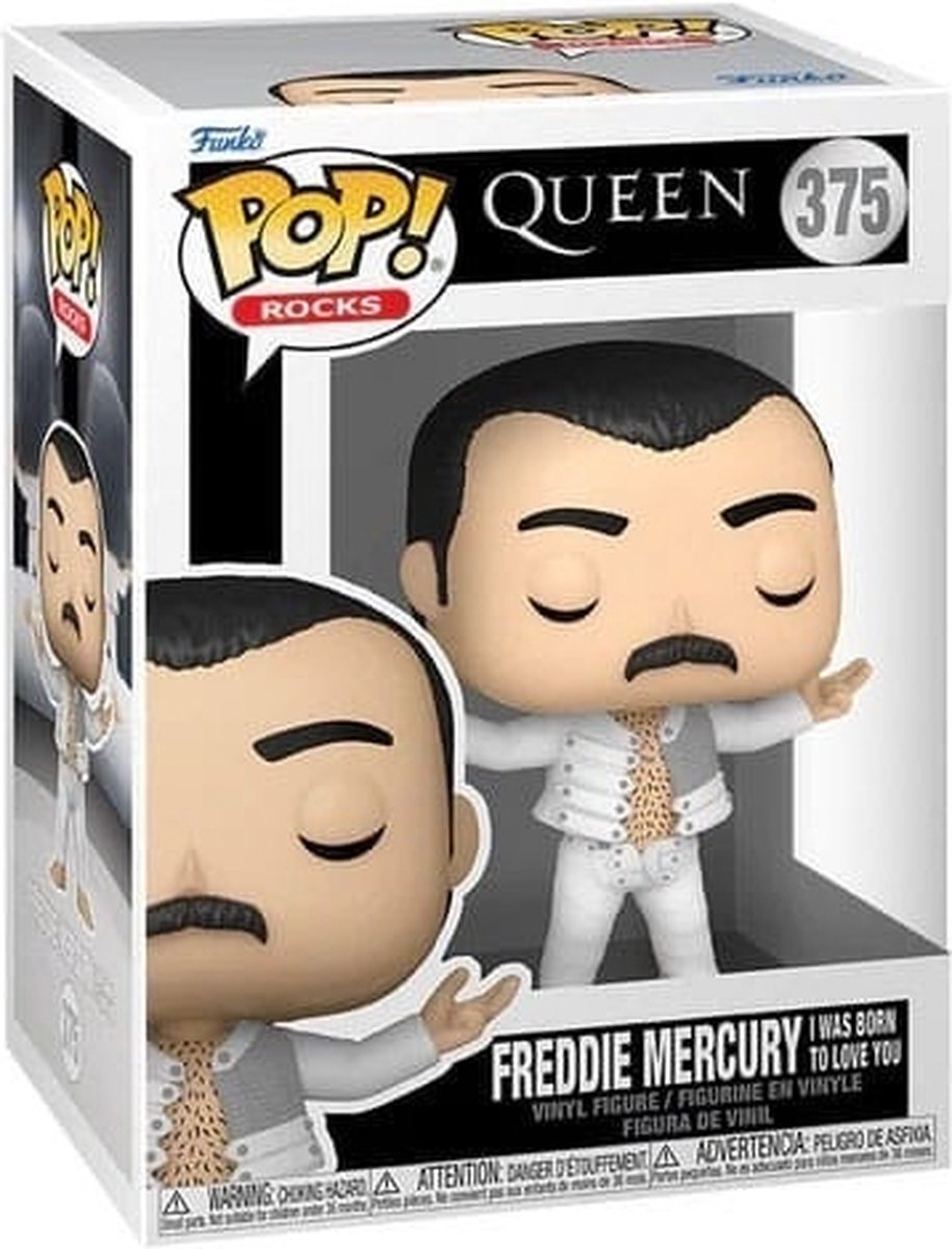 Funko Pop! Rocks - Queen: Freddy Mercury (I was born to love you) 375 Funko Pop! Rocks - Queen: Freddy Mercury (I was born to love you) 375
