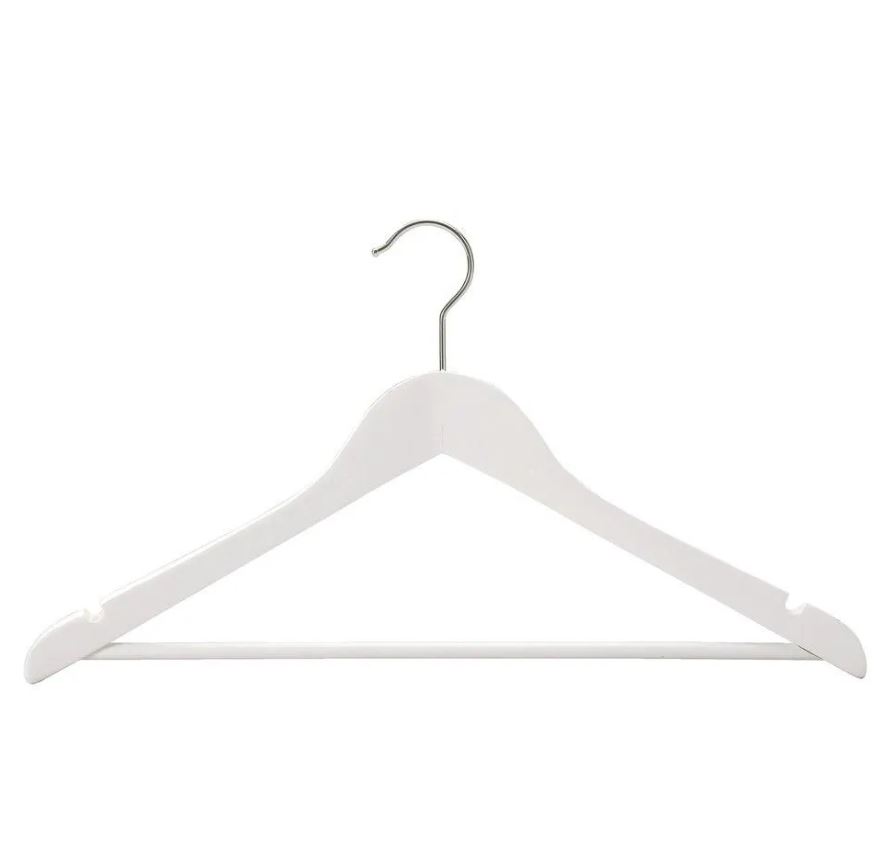 Voila Cosatto Kapstok met Broeklat Satijnwit 45cm - Hout