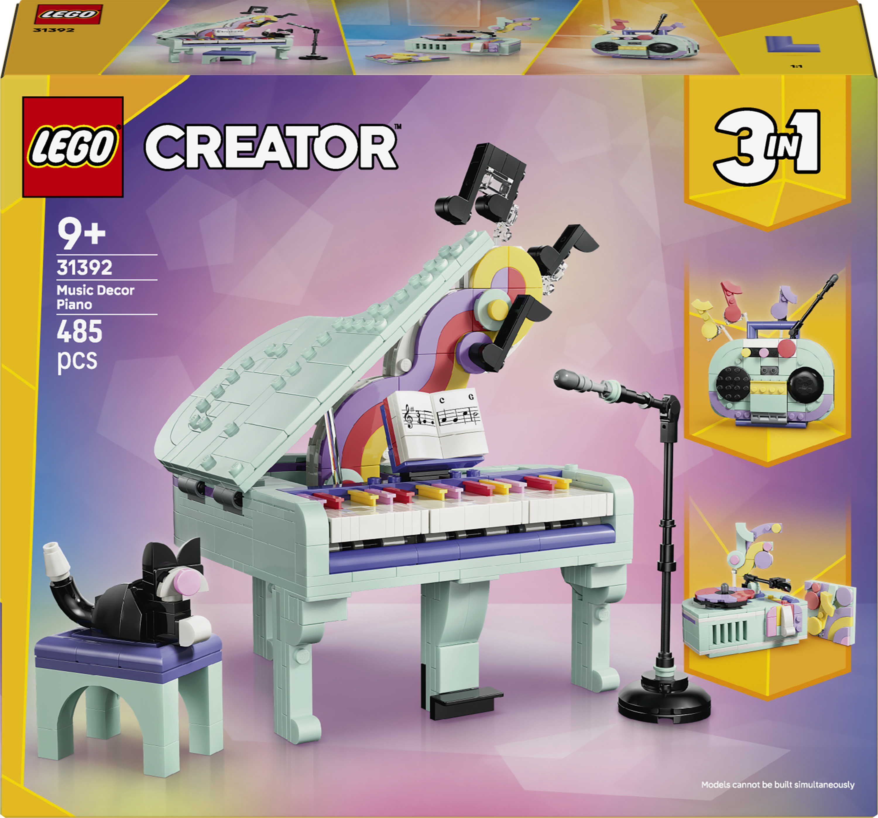 Lego Creator 31392 Piano met Kat