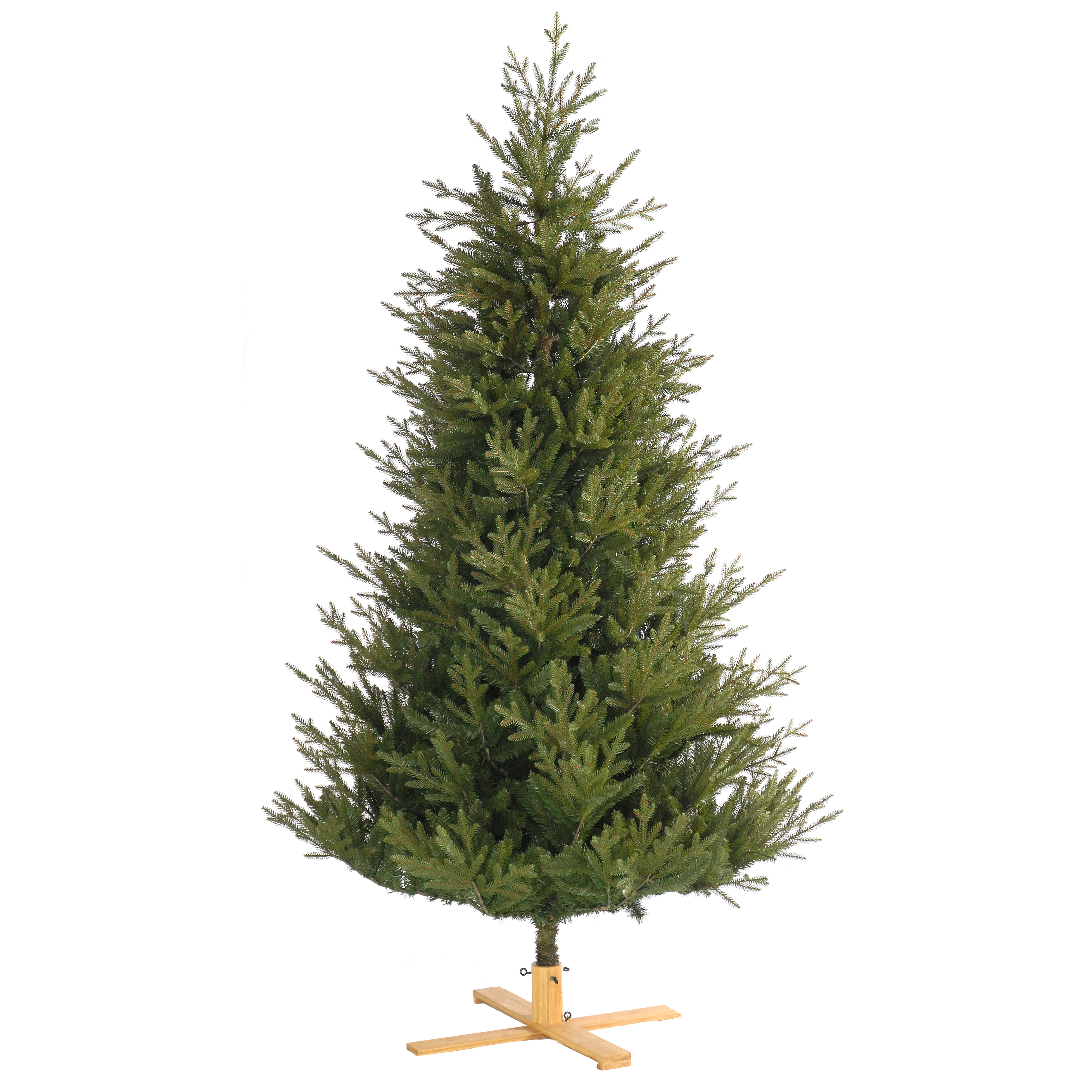 Kerstboom Acadia 243x155cm - 3739 Tips - Houten Basis - PE/PVC - Arkansas
