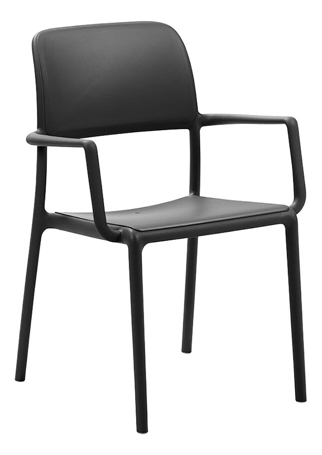 Nardi Tuinstoel Riva Antraciet Stapelbaar