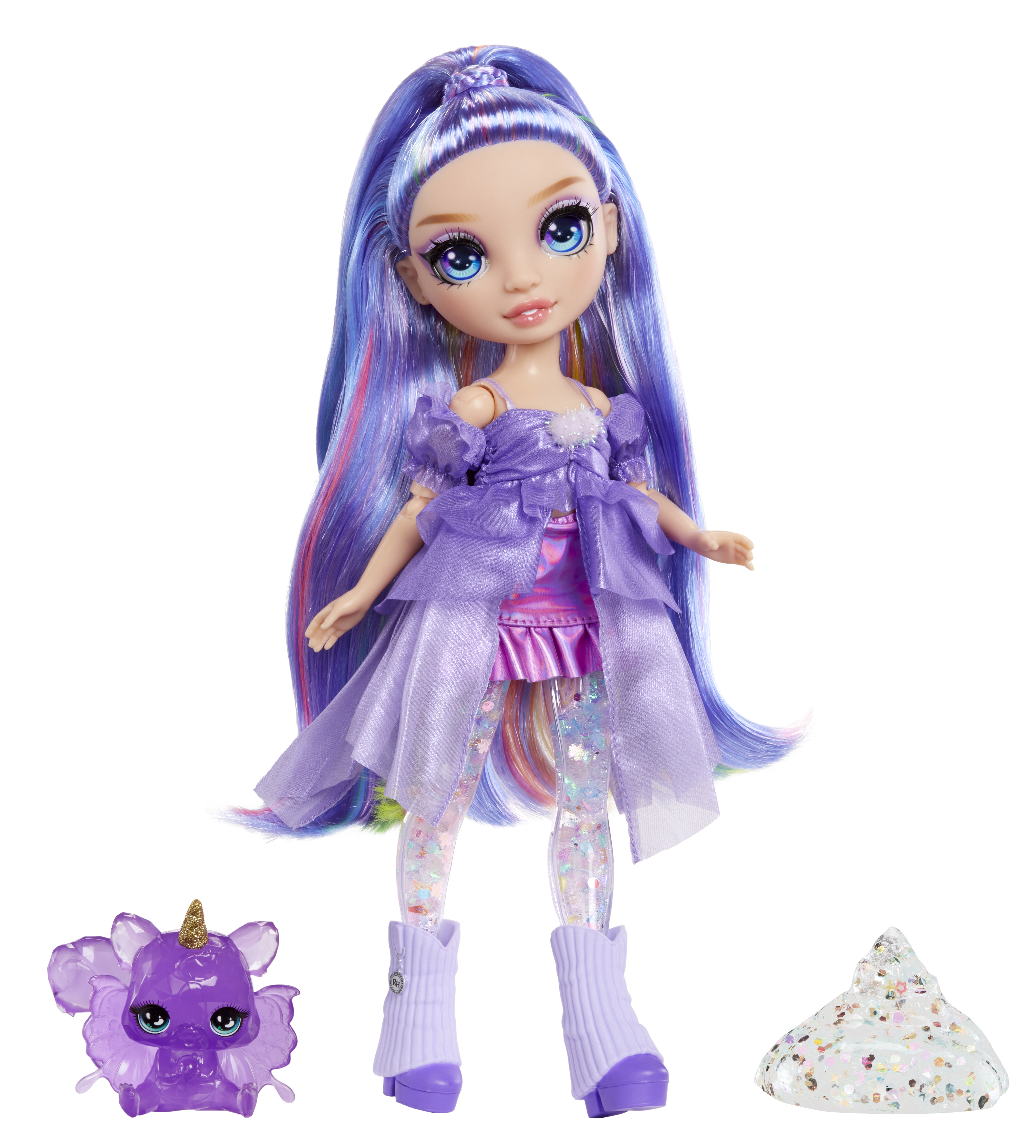Rainbow High Shimmer with Slime Violet