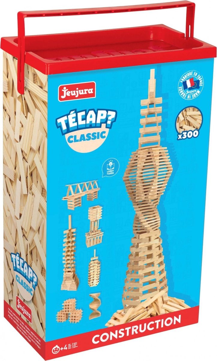 JeuJura Tecap 300 plankjes in opbergton blank