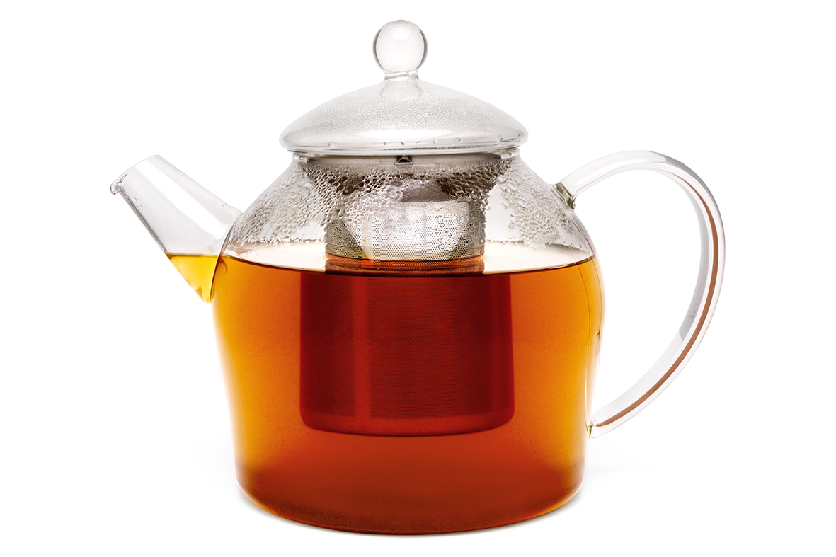 Bredemeijer Theepot Minuet Santhee 1.2l met Filter - Glas