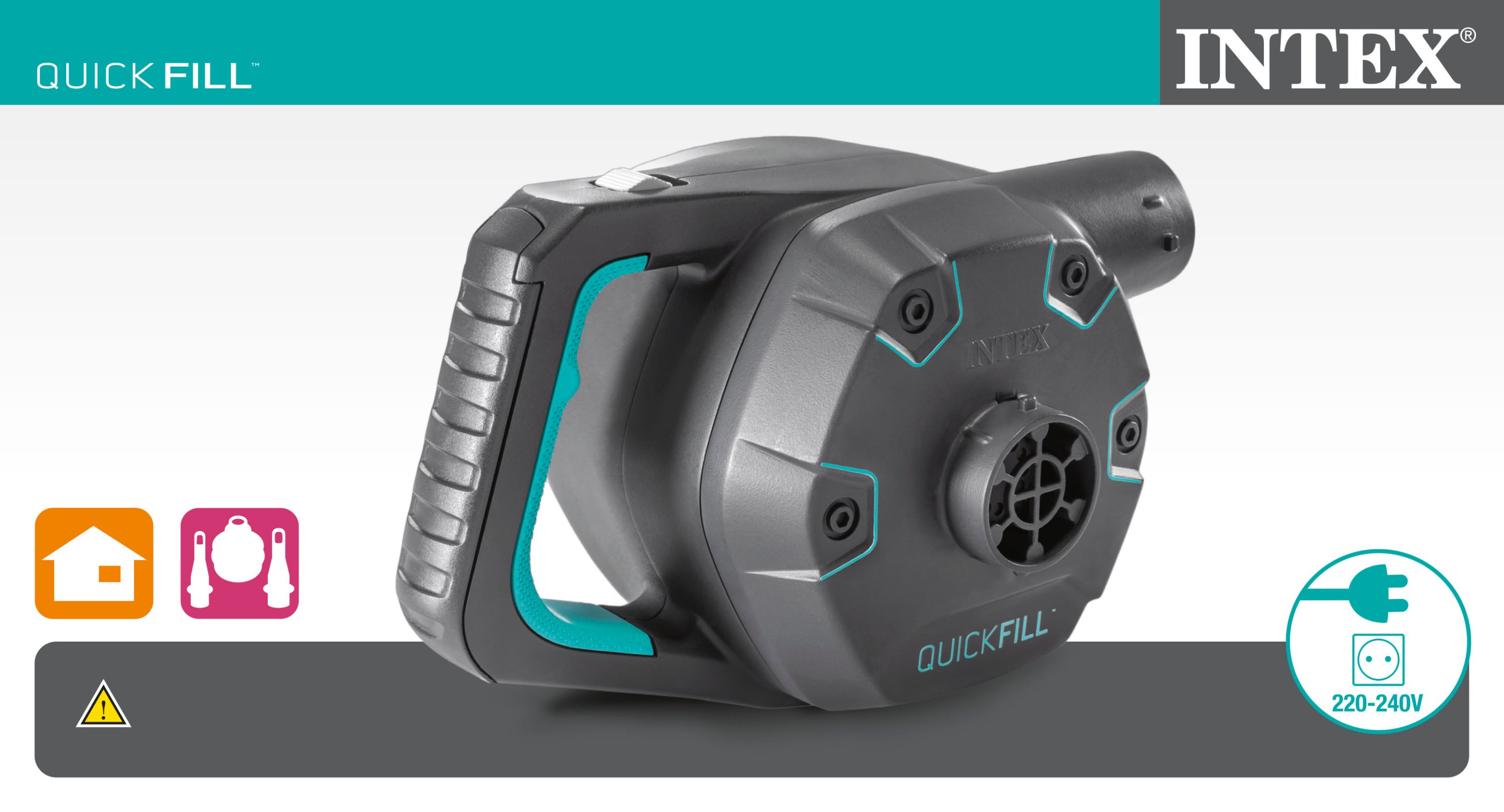 Intex Elektrische Opblaaspomp 230V Quickfill