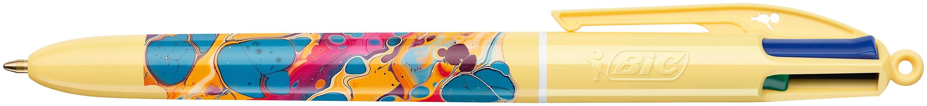 Bic 4 Colours Balpen Decor - assorti - vrac - Prijs per Stuk