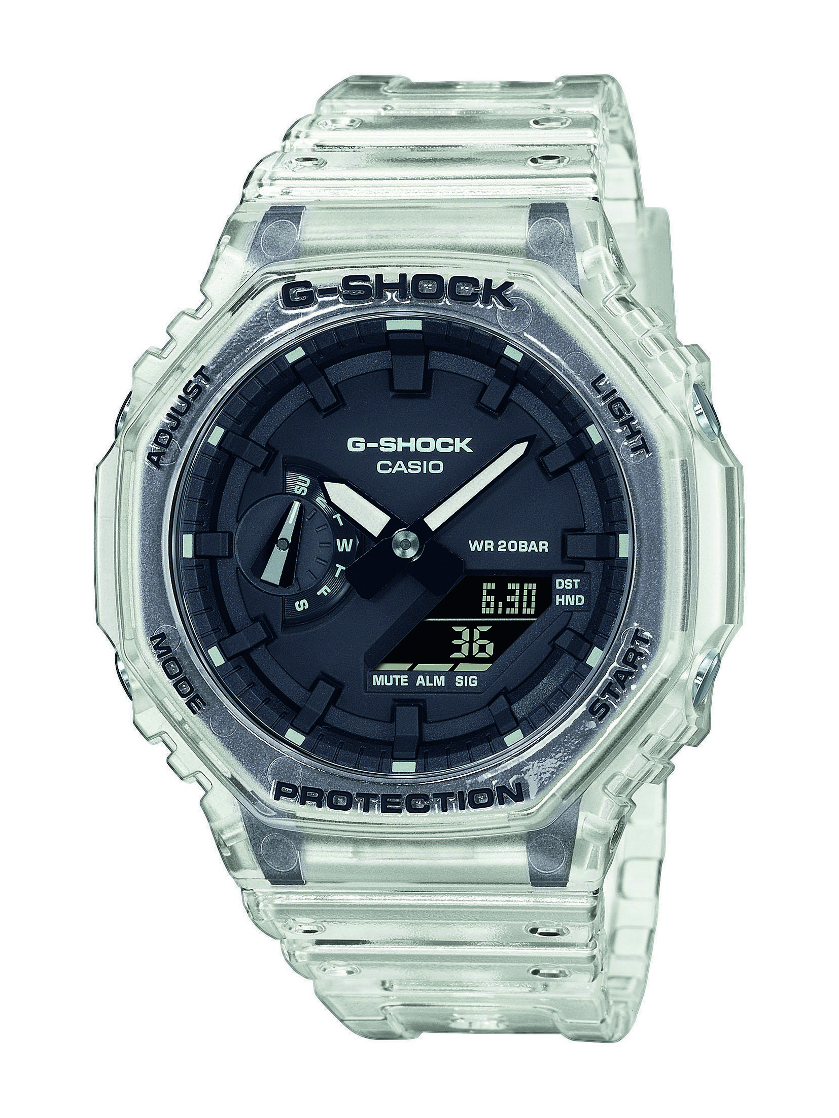 Casio Polshorloge G-Shock GA-2100SKE-7AER - Transparant-Zwart
