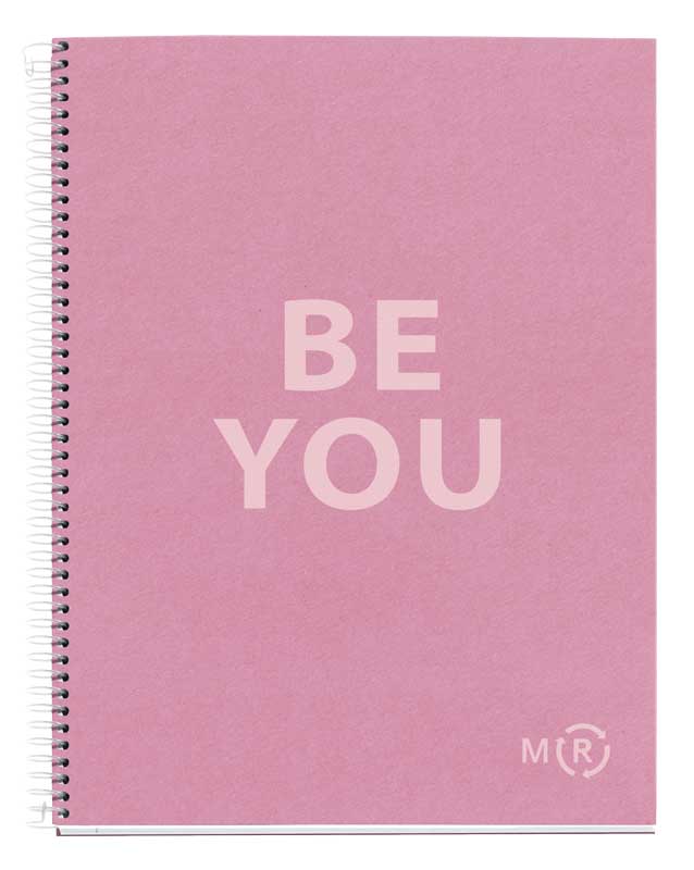 Miquelrius Notebook A4 Be You Roze - Geruit - Ringen