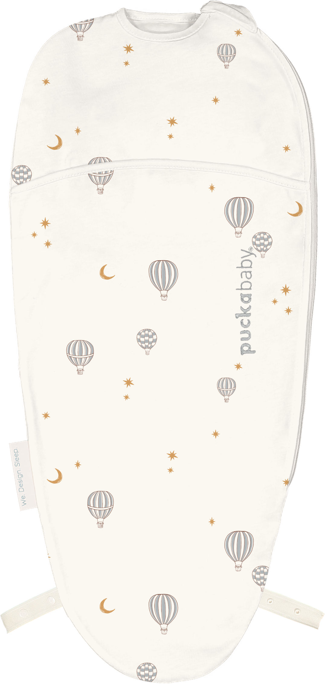 Puckababy Inbakerslaapzak Original Piep Cotton Balloons 0-3 maand - Tog 0.5