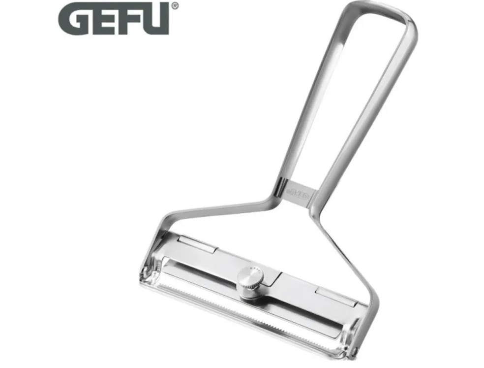 Gefu Dunschiller Y-pro Breed 12cm - Verstelbare Breedte tot 4mm - voor Kaas & Groenten