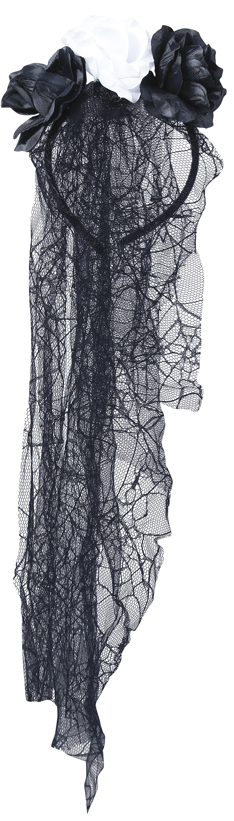 Bloemen Tiara met Sluier Bloemen Tiara met Sluier