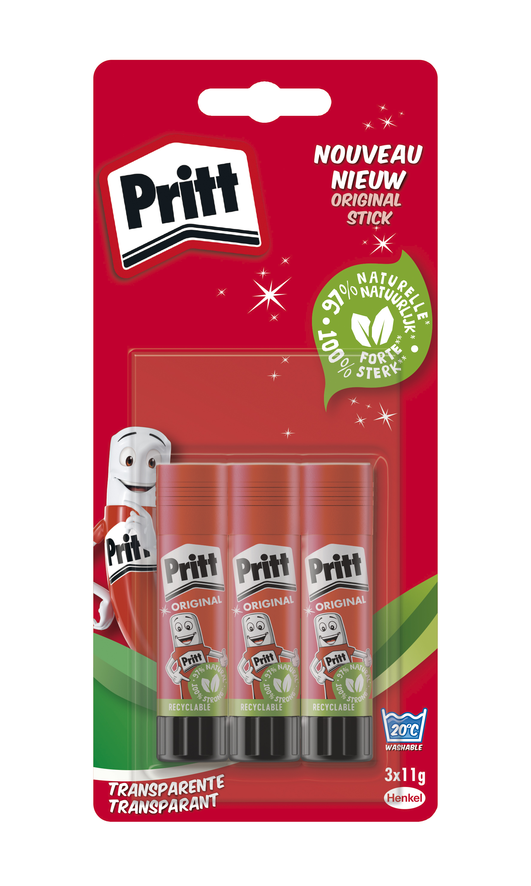 Pritt Stick 3x11 gram