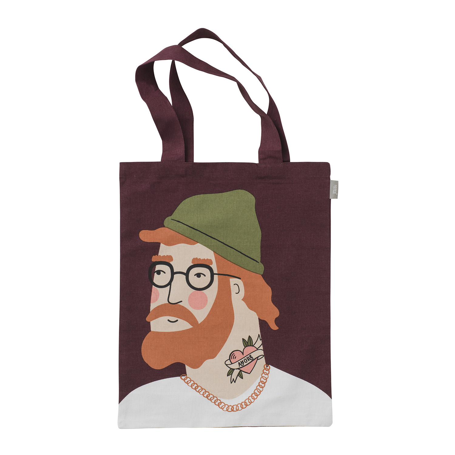 Spira of Sweden Tote Bag Kompisar Aron 37x47 cm - Katoen