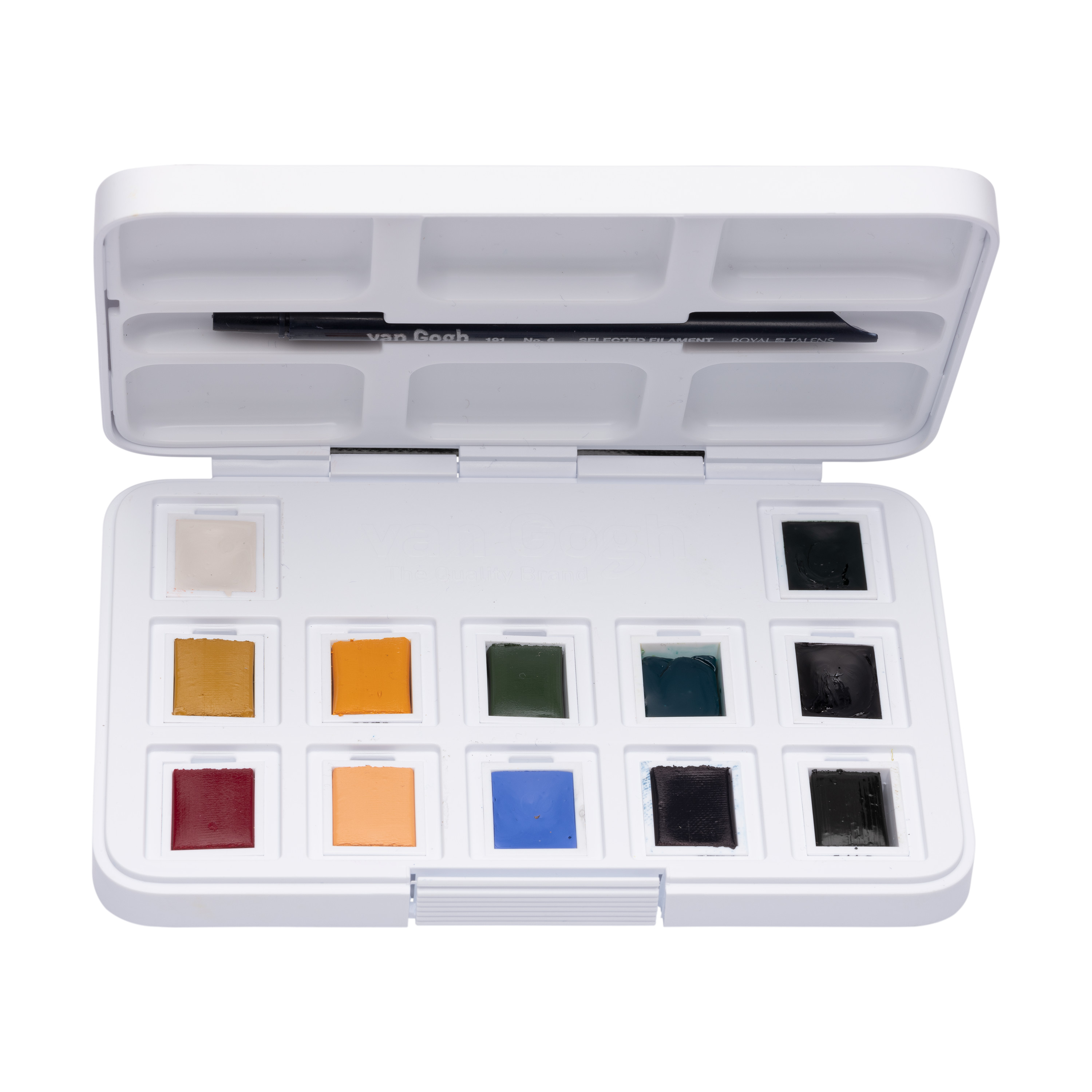Van Gogh Aquarelverf Pocketbox Gedempte Kleuren - 12 Napjes
