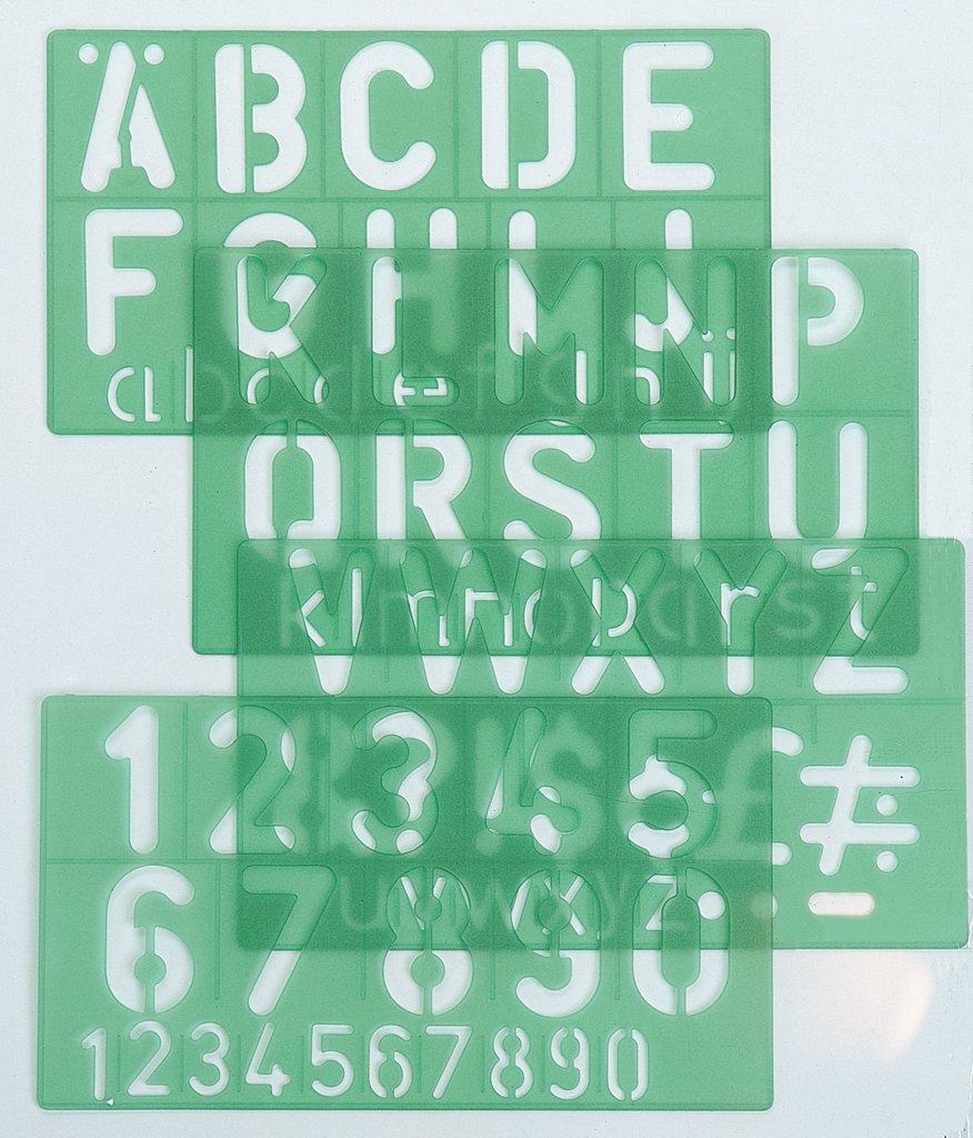 Linex Letter Sjabloon 30mm 8530