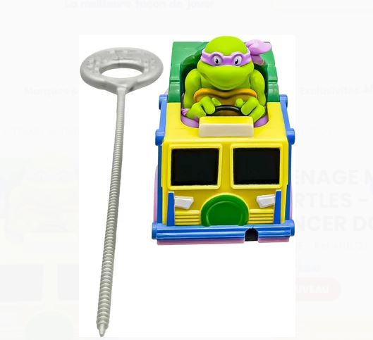Teenage Mutant Ninja Turtles Rad Rip Racer Donatello in voertuig