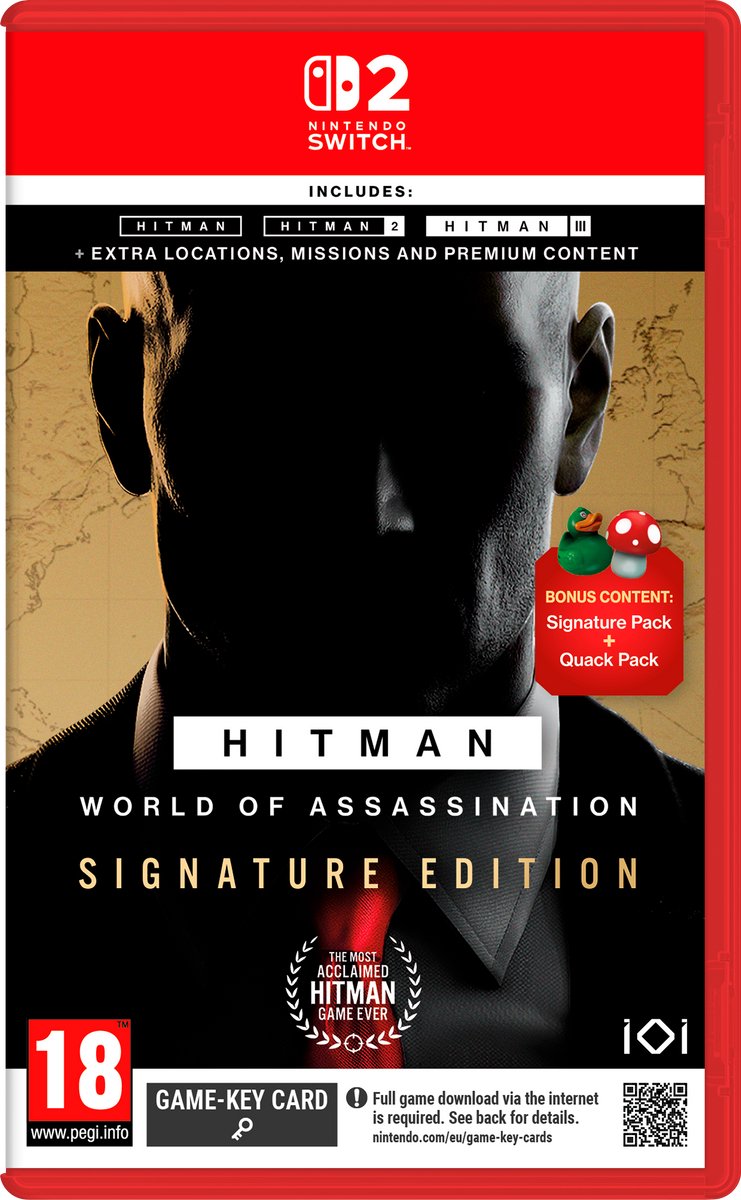Nintendo Switch 2 Hitman World Of Assassination Signature Edition