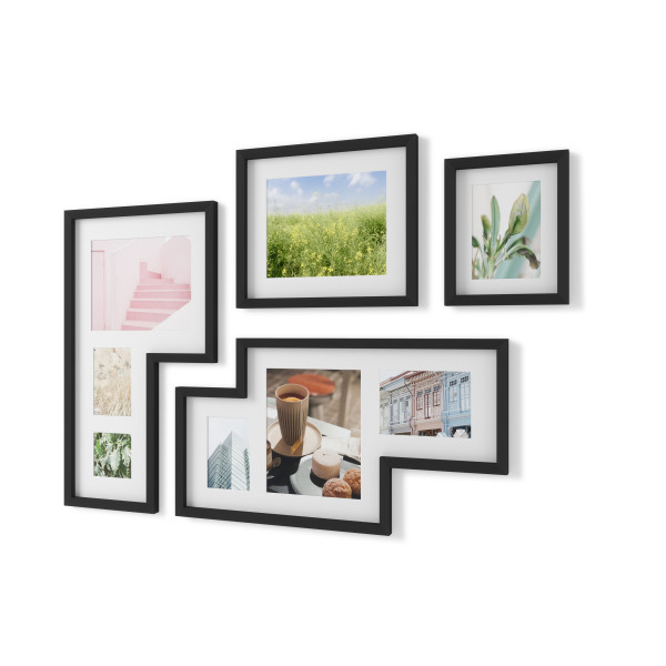 Umbra Fotokader Mingle Gallery Set 4 stuks - Blackwood
