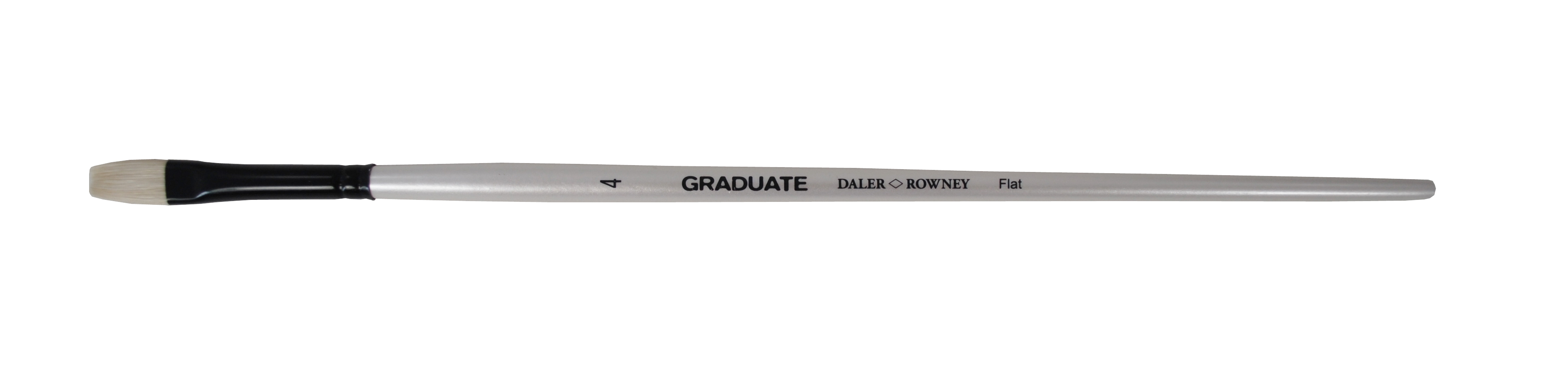 Daler Rowney Penseel Graduate Plat Lang N4 - Varkenshaar