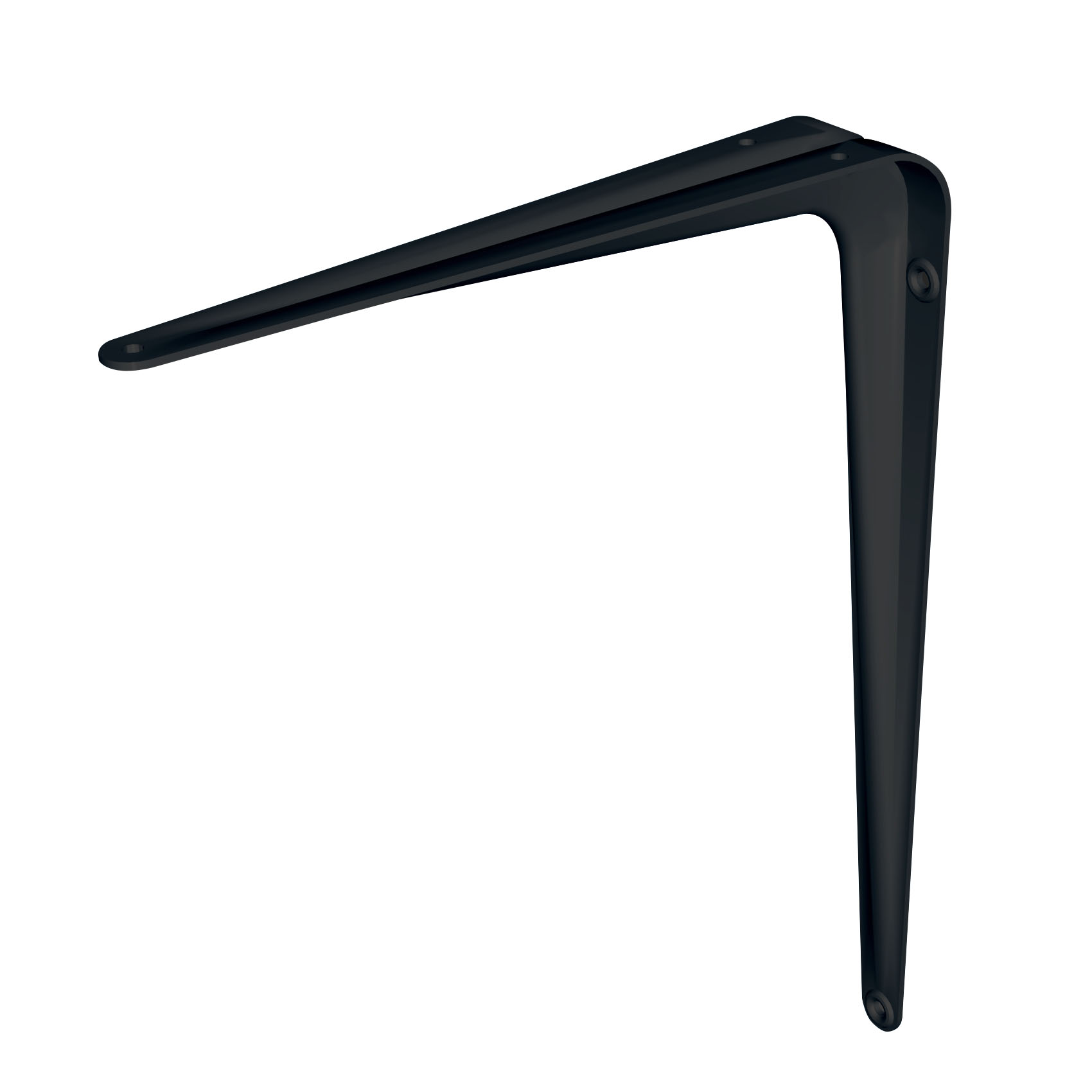 Plankdrager Zwart Model 1 75x100 mm