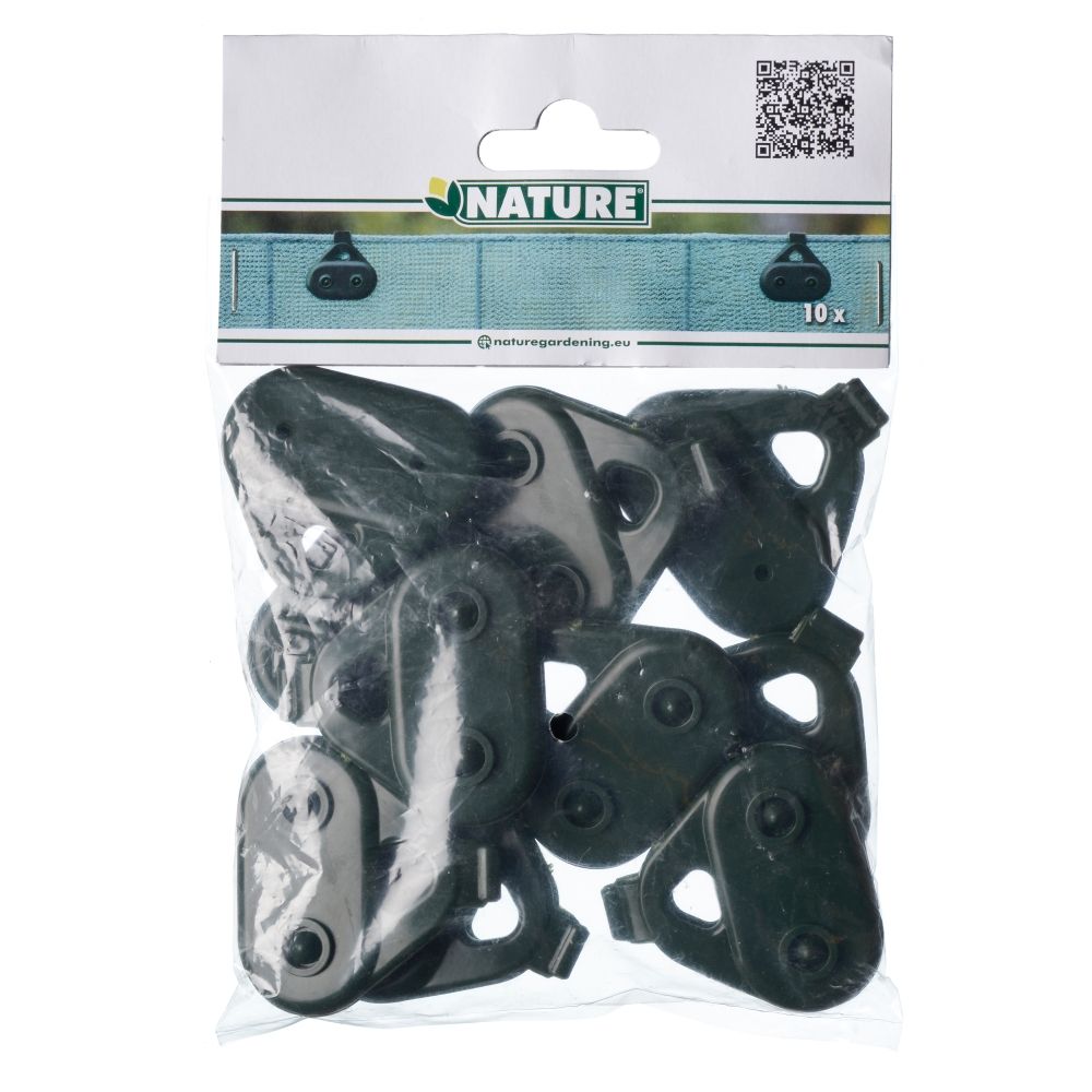 NATURE Bevestigingsclip Gaas 10 stuks