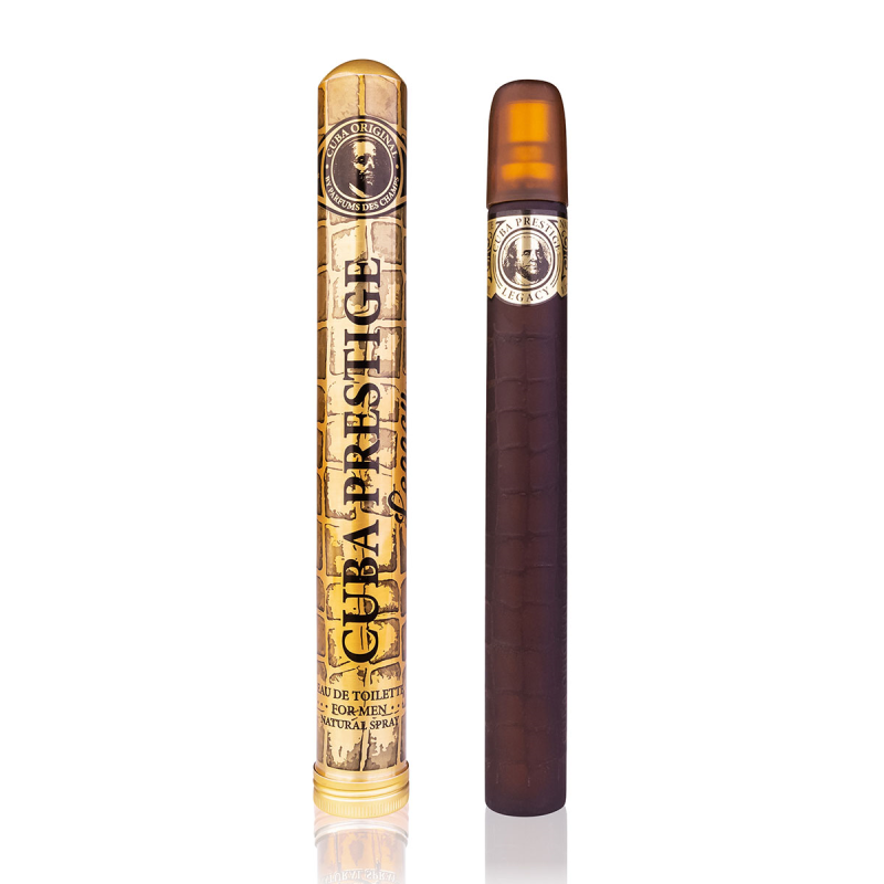 Eau de Toilette Cuba Prestige Legacy Gold 35ml - Sigaar Goud