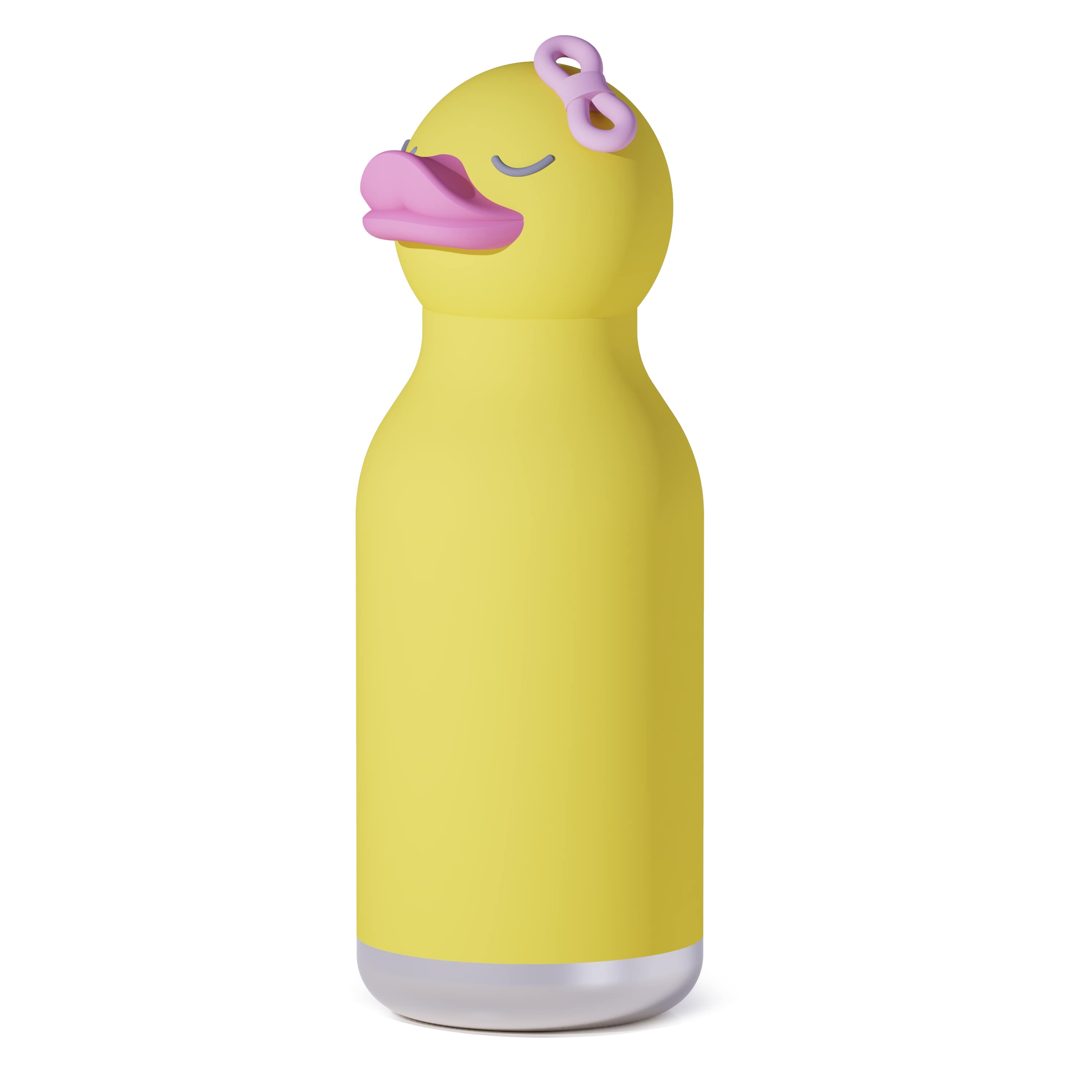 Asobu Isoleerfles Bestie 460ml Bryn The Ducky - RVS - Double Wall - met Siliconen Rietje