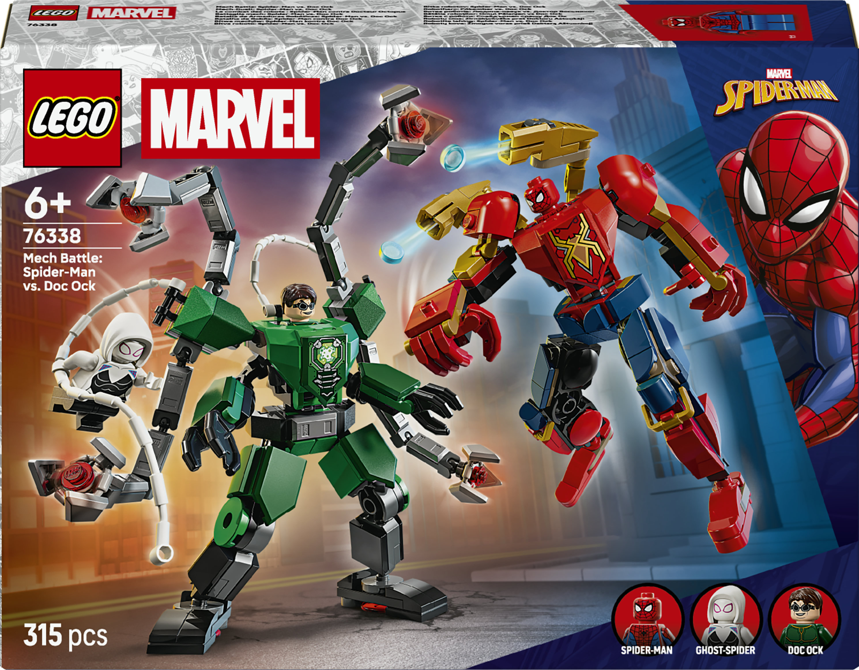 Lego Super Heroes 76338 Mechaduel : Spider-Man vs. Doc Ock
