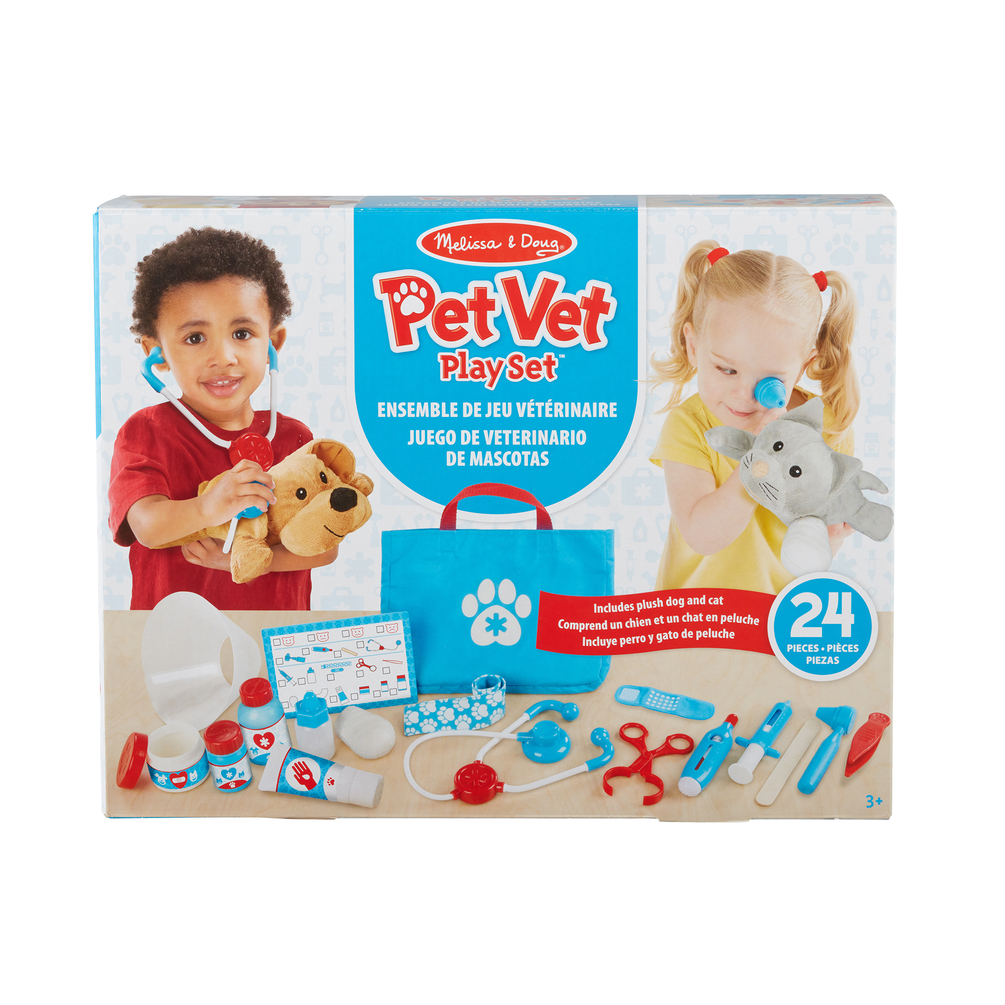 Melissa & Doug - Examine & treat Pet Vet, Dierenarts speelset