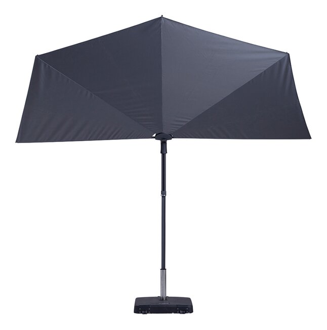 Madison Parasol Alu Sun Wave 300 cm Half Rond Ecru
